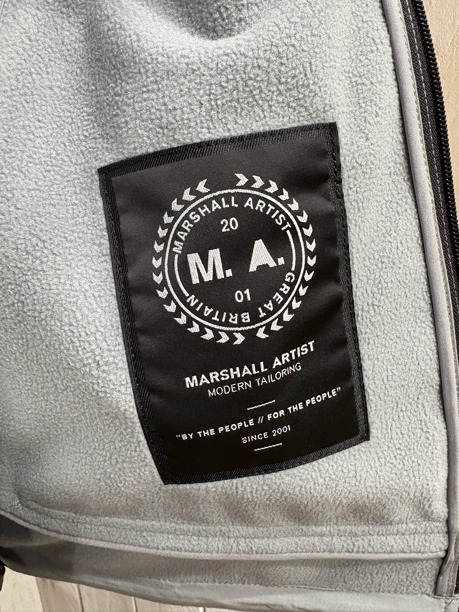 Marshall Artist Prova Softshell Jacket - Monument Grey - Image 4