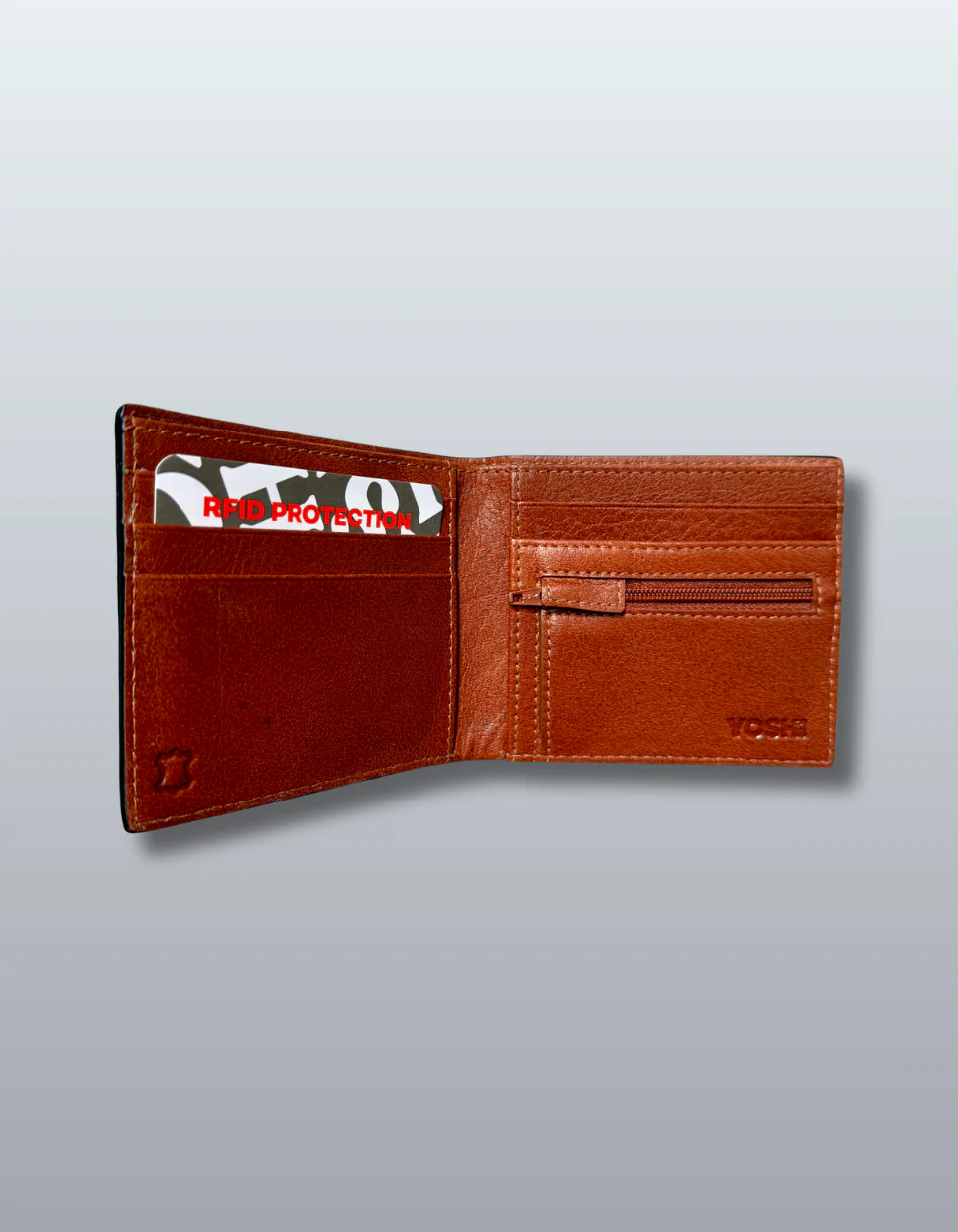 Mod Leather Bi-Fold Wallet - Real Leather - Image 2