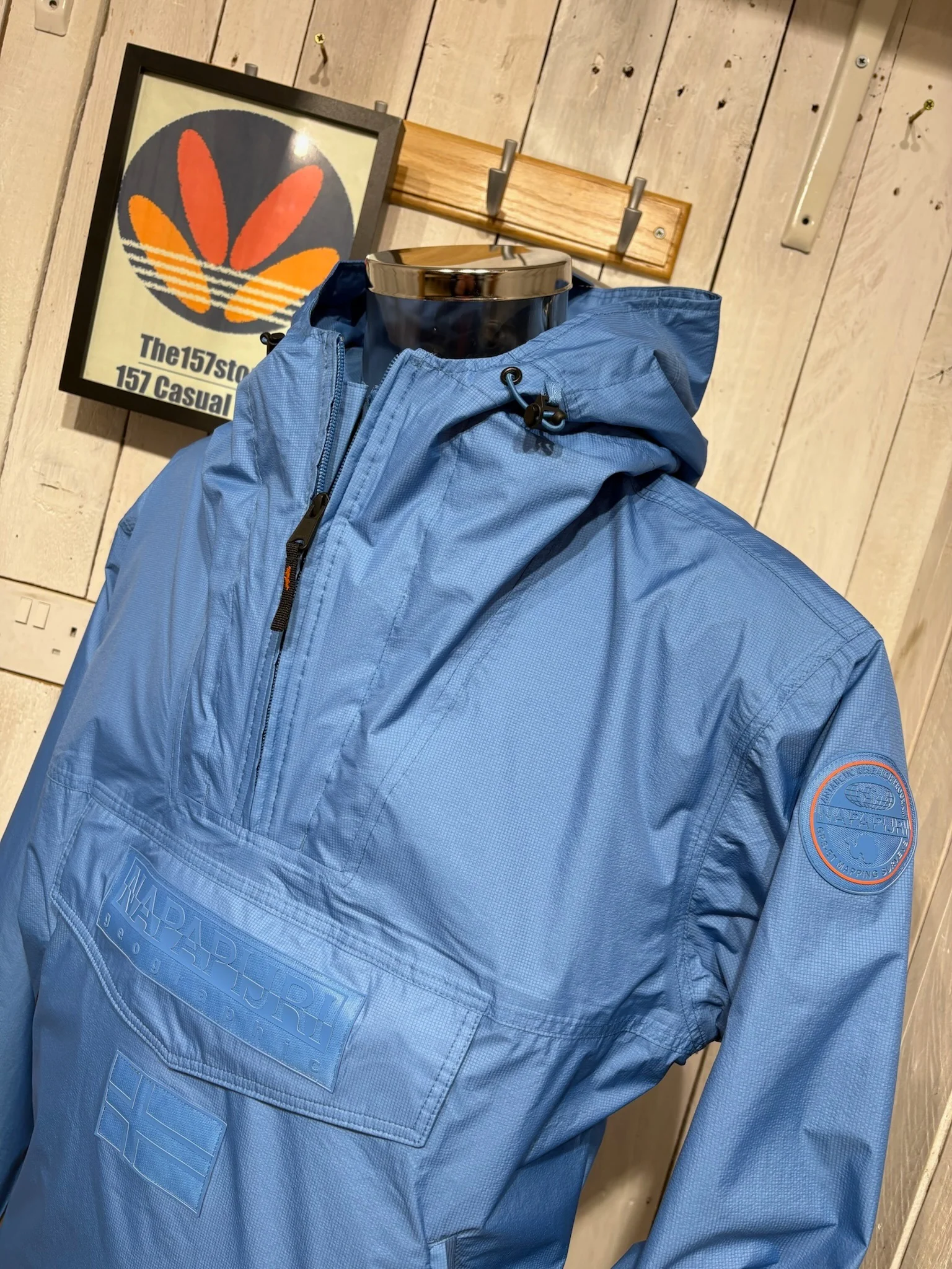 Napapijri Rainforest Next Summer Anorak - Blue Jasper - Image 2