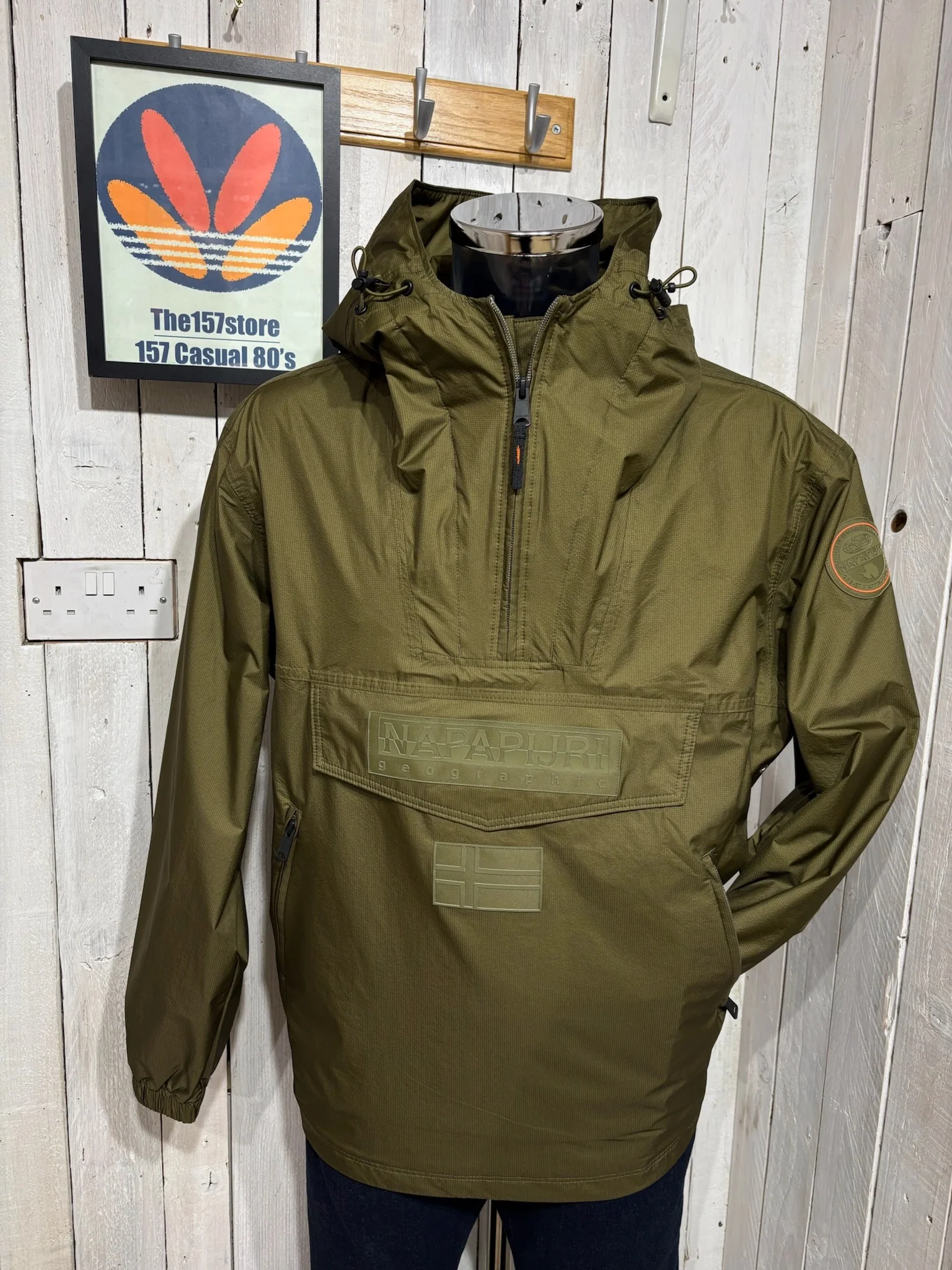 Napapijri Rainforest Next Summer Anorak - Dark Olive
