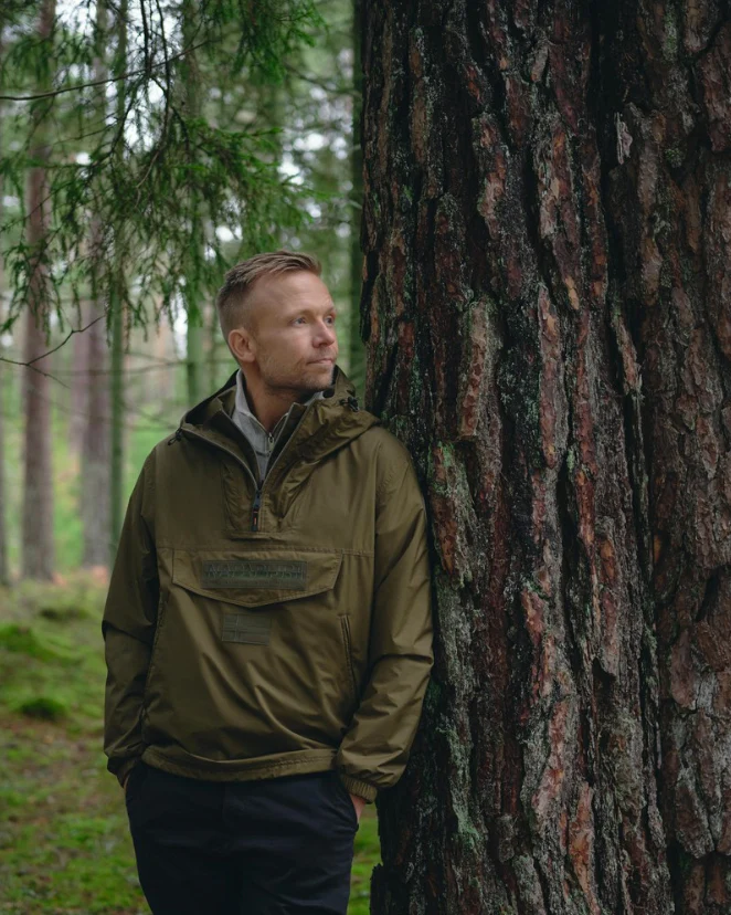 Napapijri Rainforest Next Summer Anorak - Dark Olive - Image 2