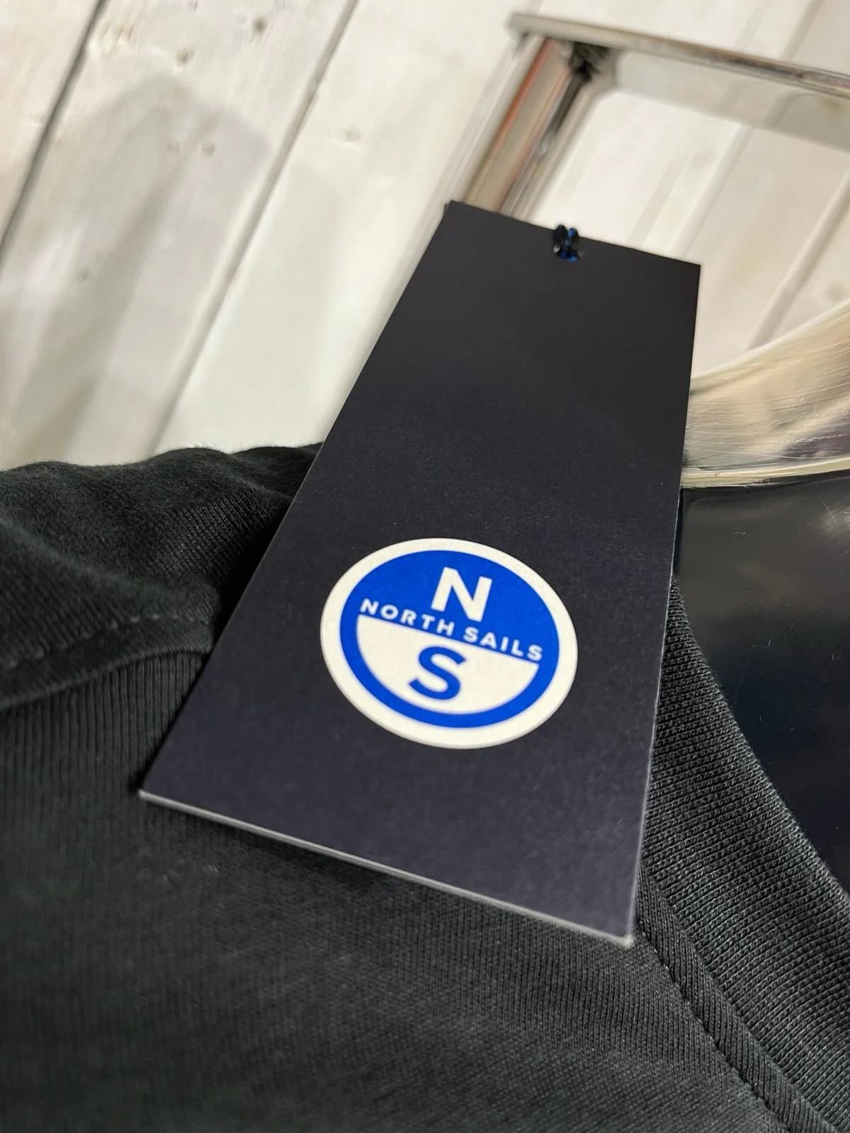North Sails Maxi Logo Tee - Black - Image 3