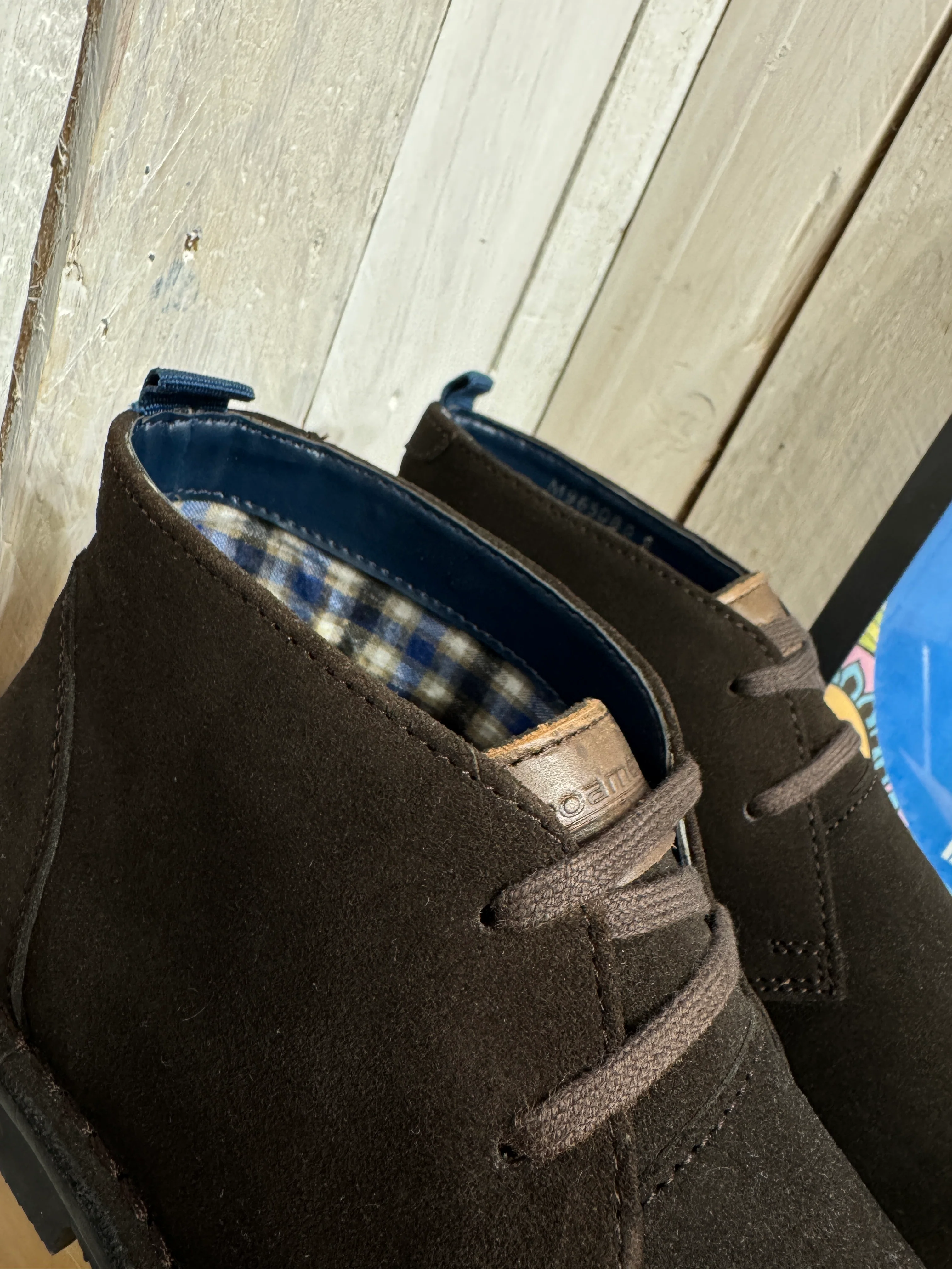 Original 2-Eyelet Suede Desert Boots - Dark Brown - Image 3