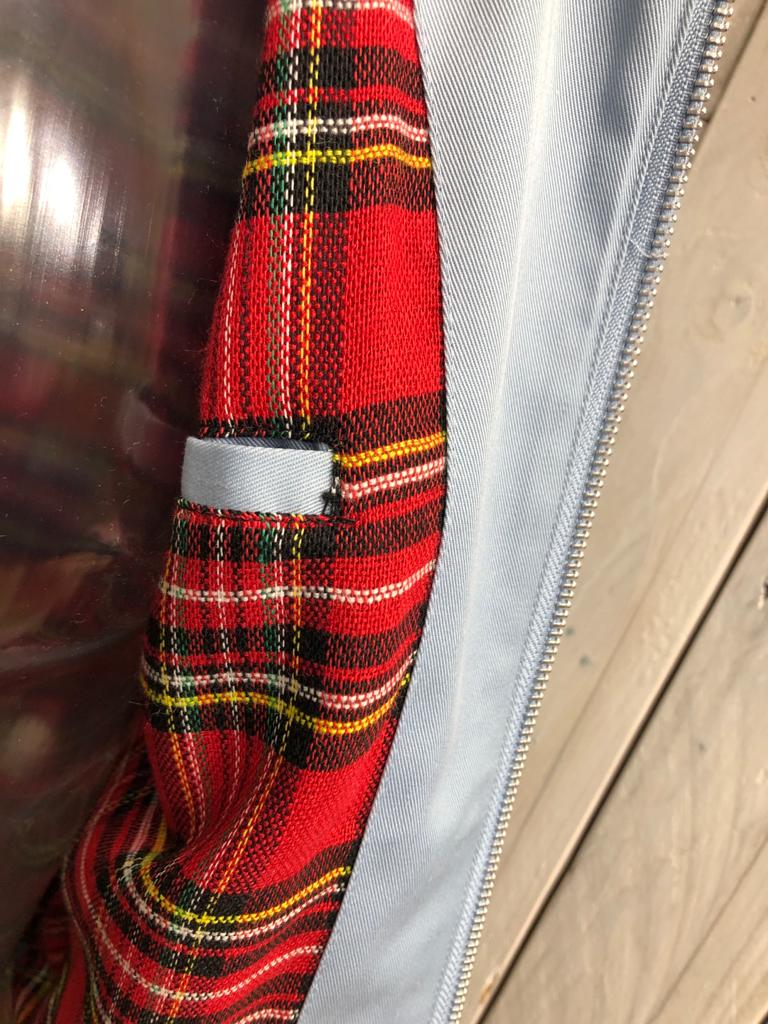Original 70s Style Harrington - Ice Sky Blue - Image 7