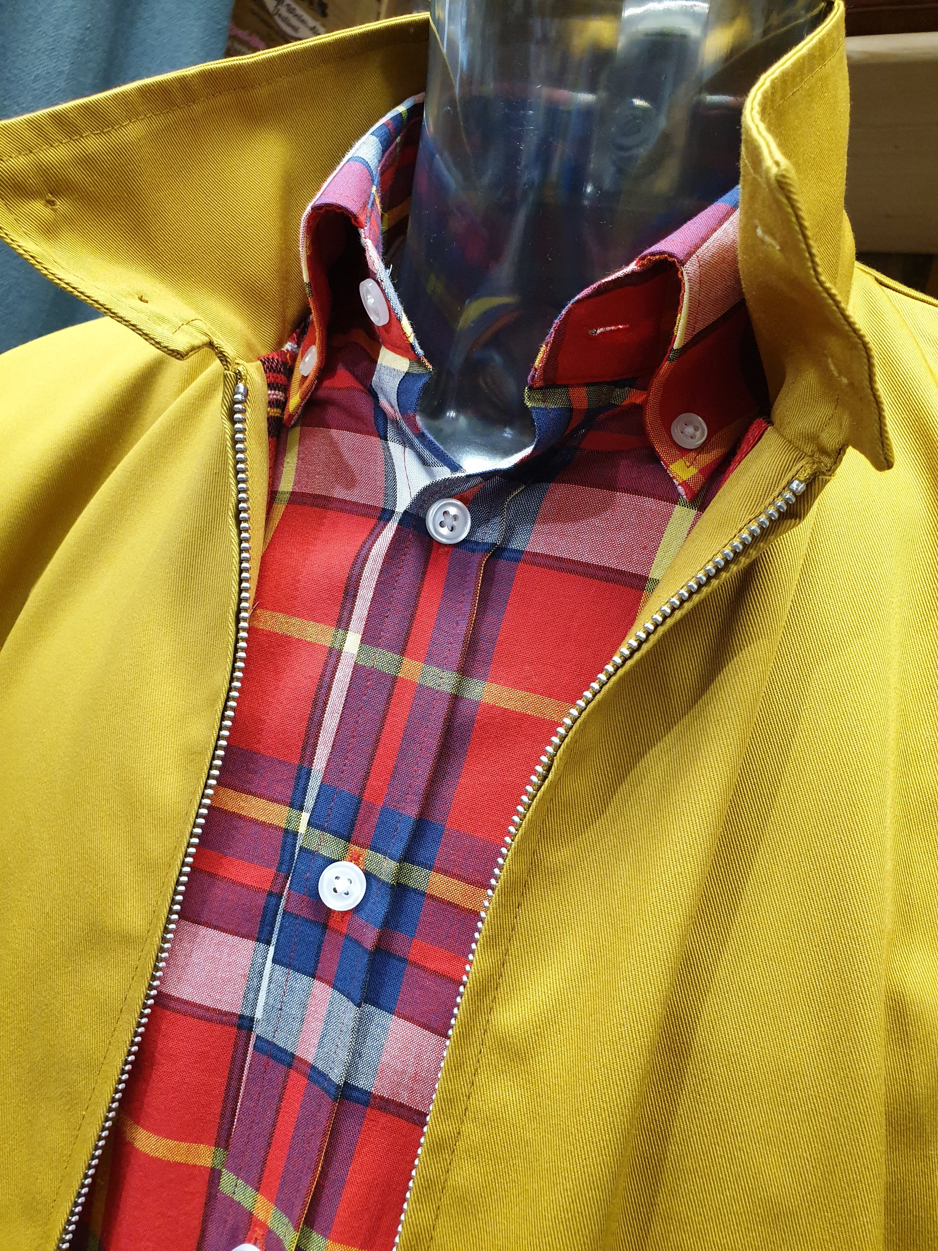 Original 70s Style Harrington - Mustard - Image 11