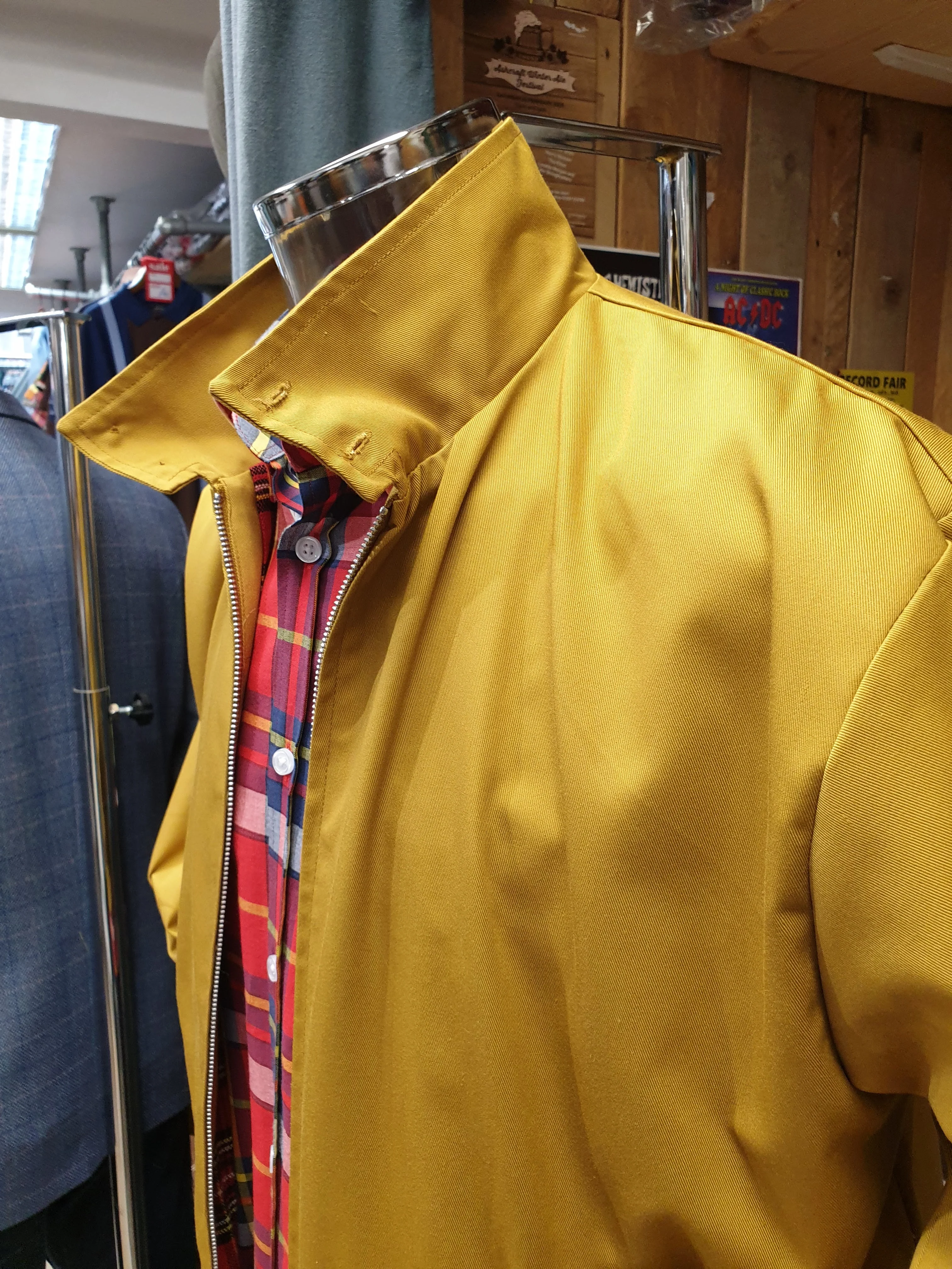 Original 70s Style Harrington - Mustard - Image 12