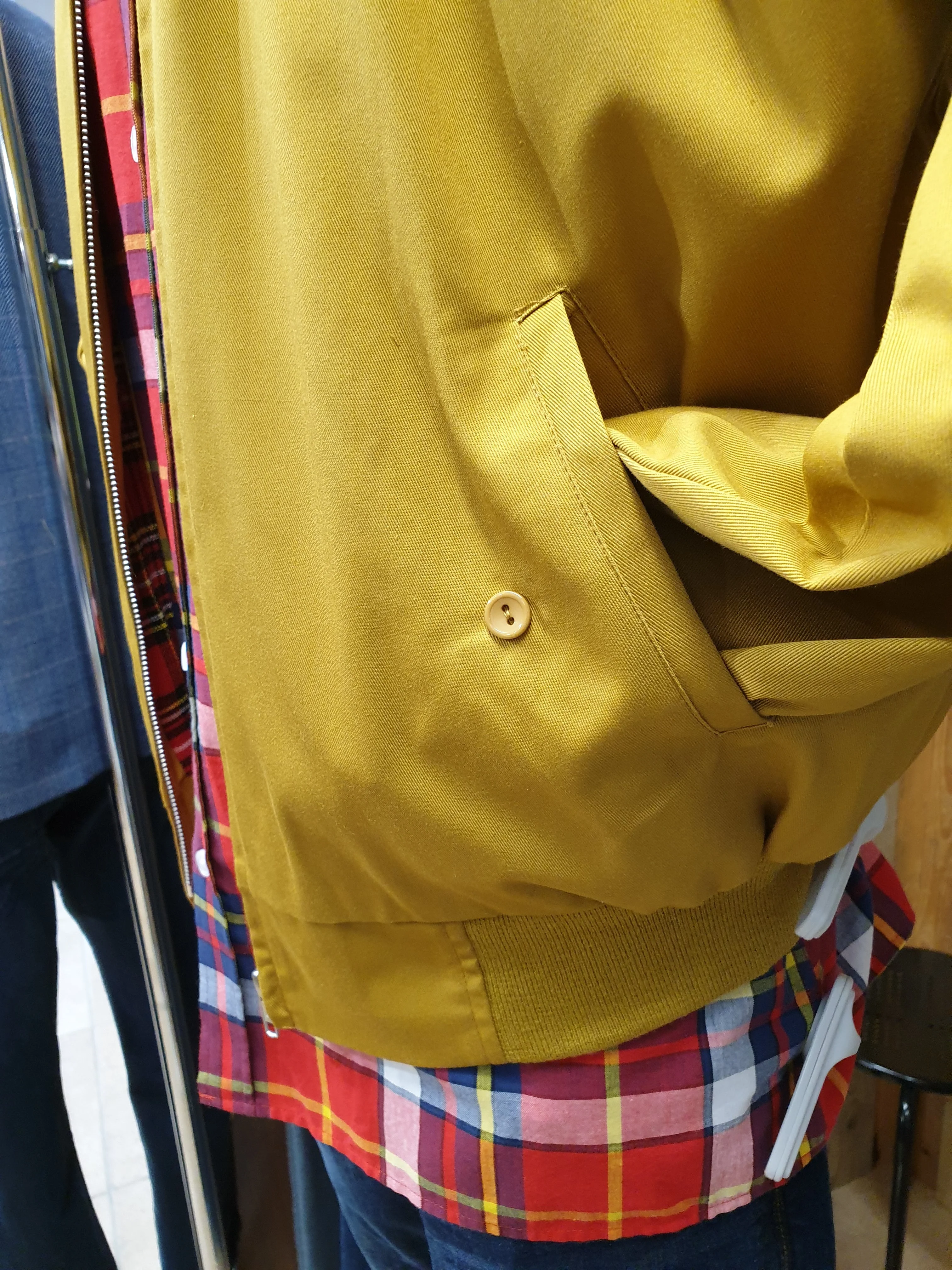 Original 70s Style Harrington - Mustard - Image 13