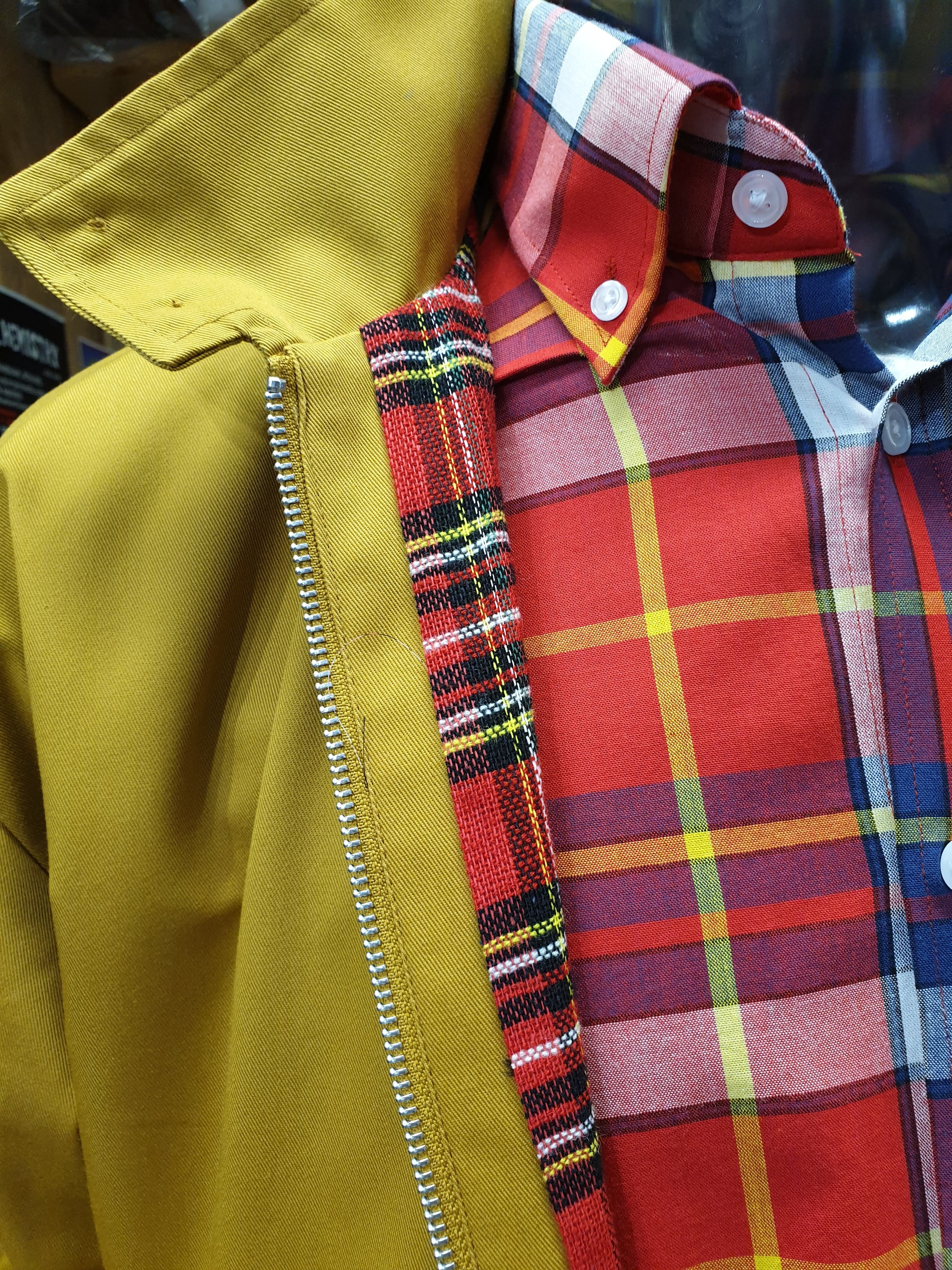 Original 70s Style Harrington - Mustard - Image 14