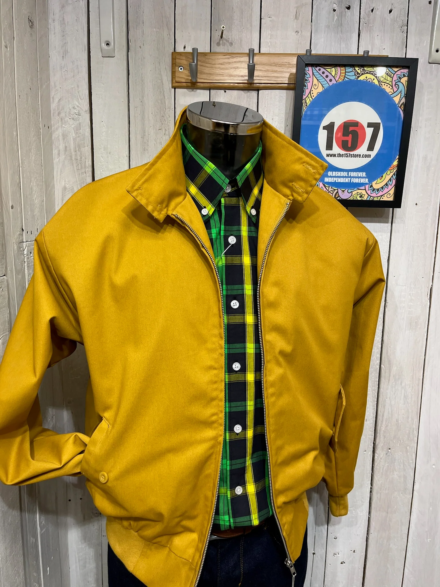 Original 70s Style Harrington - Mustard - Image 3