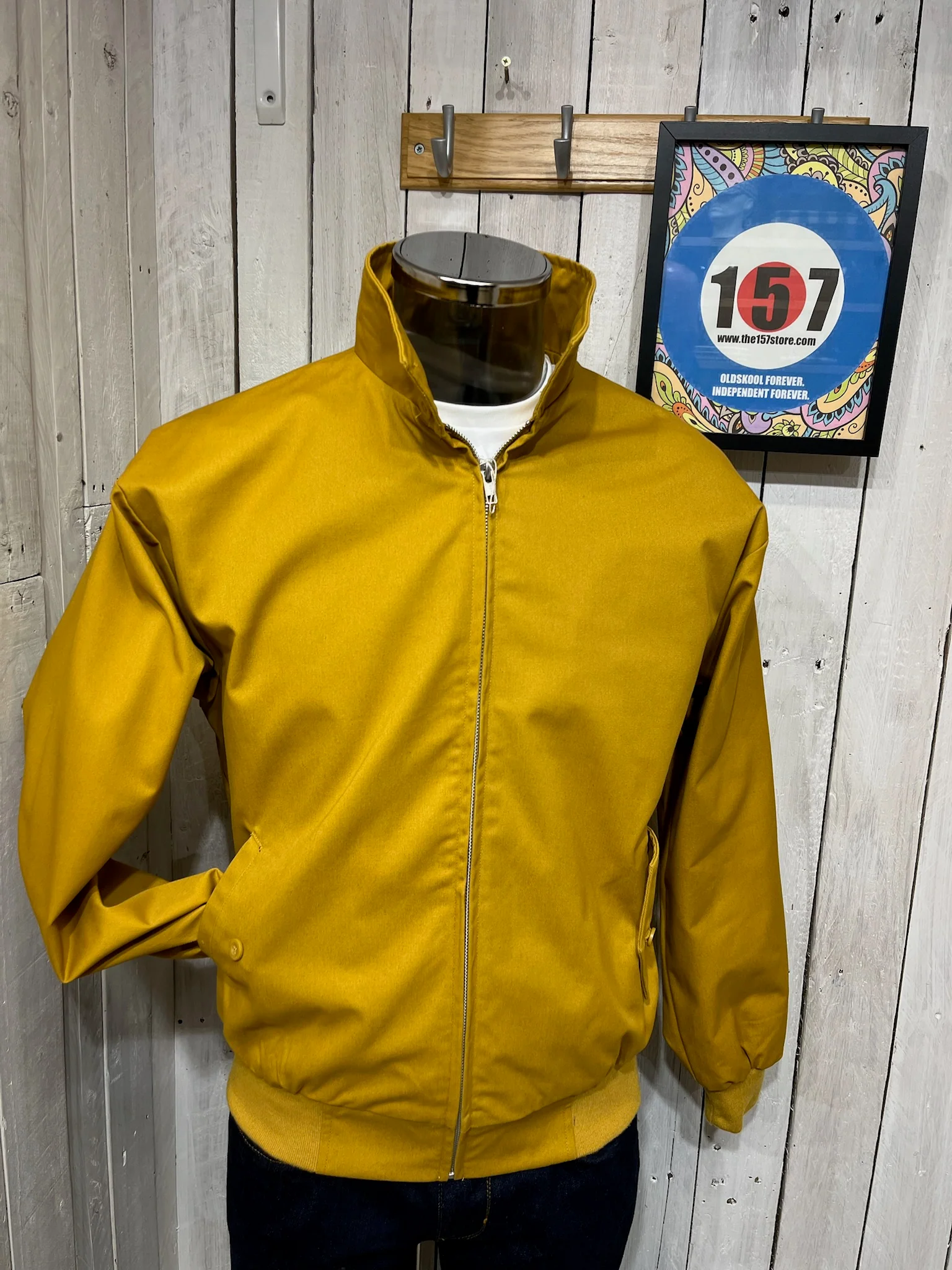 Original 70s Style Harrington - Mustard - Image 4