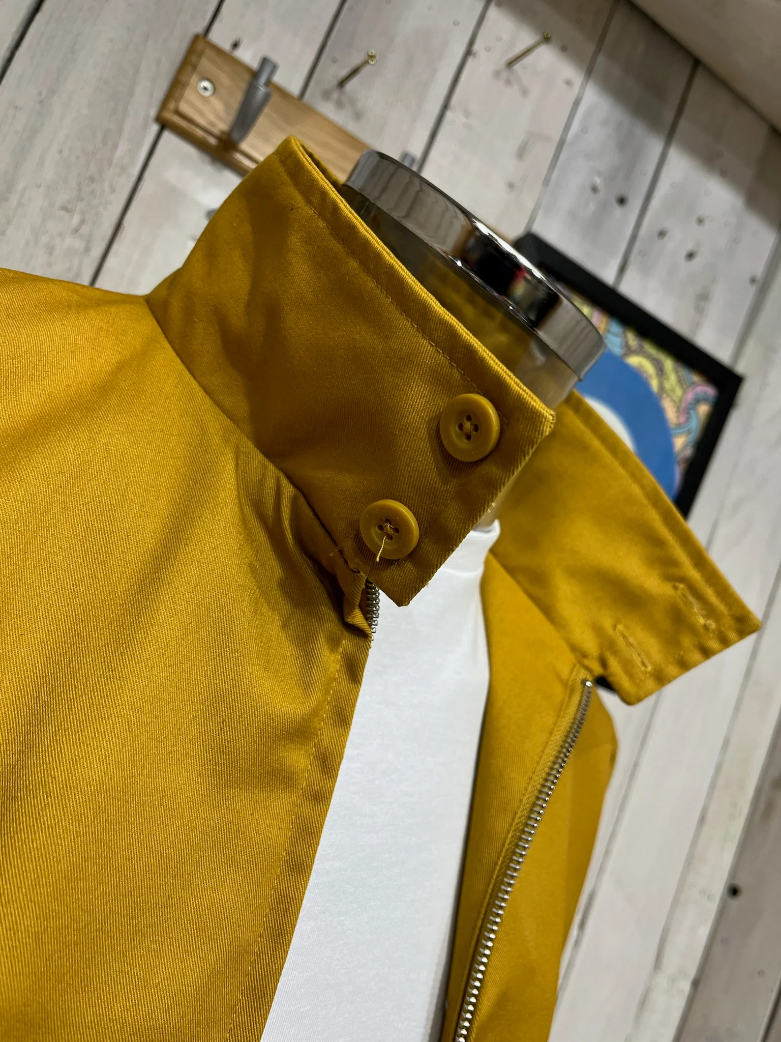 Original 70s Style Harrington - Mustard - Image 5