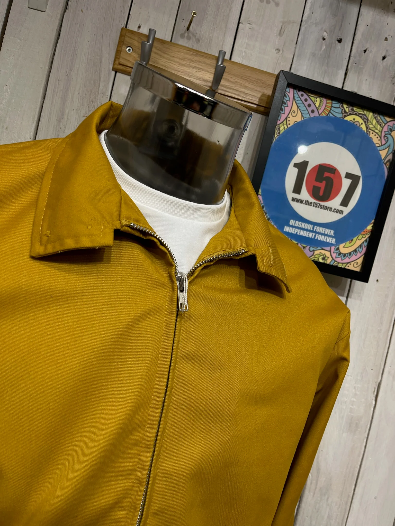 Original 70s Style Harrington - Mustard - Image 6