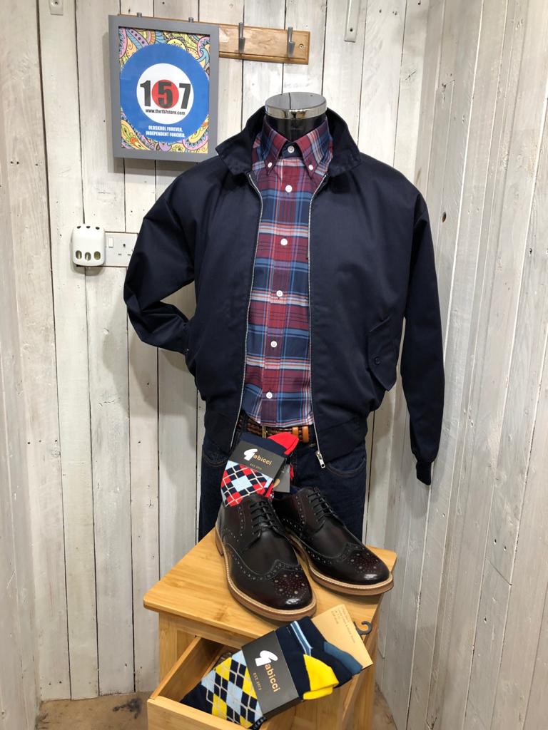 Original 70s Style Harrington - Navy Blue - Image 10