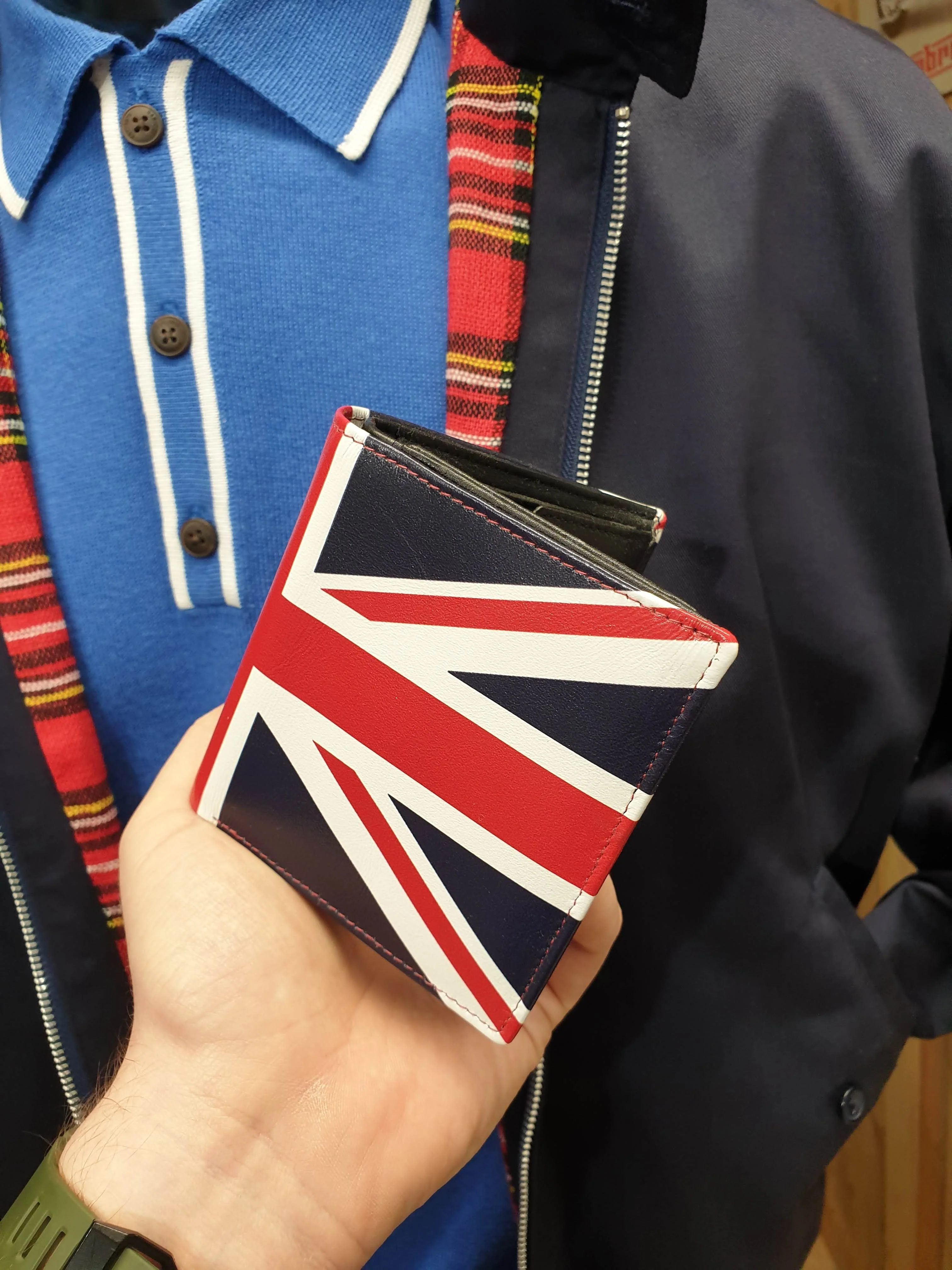 Original 70s Style Harrington - Navy Blue - Image 15