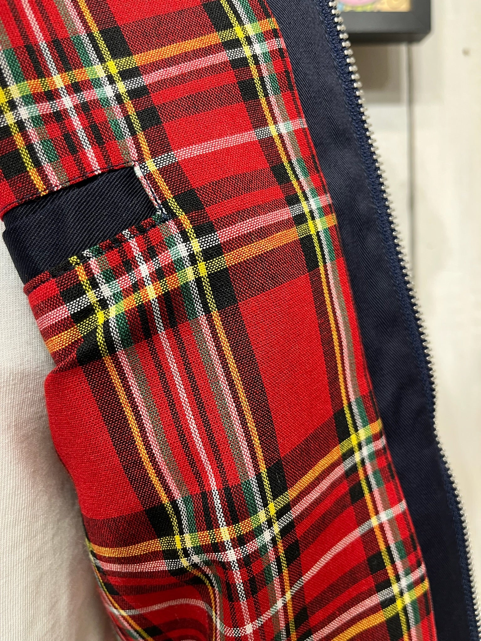 Original 70s Style Harrington - Navy Blue - Image 5