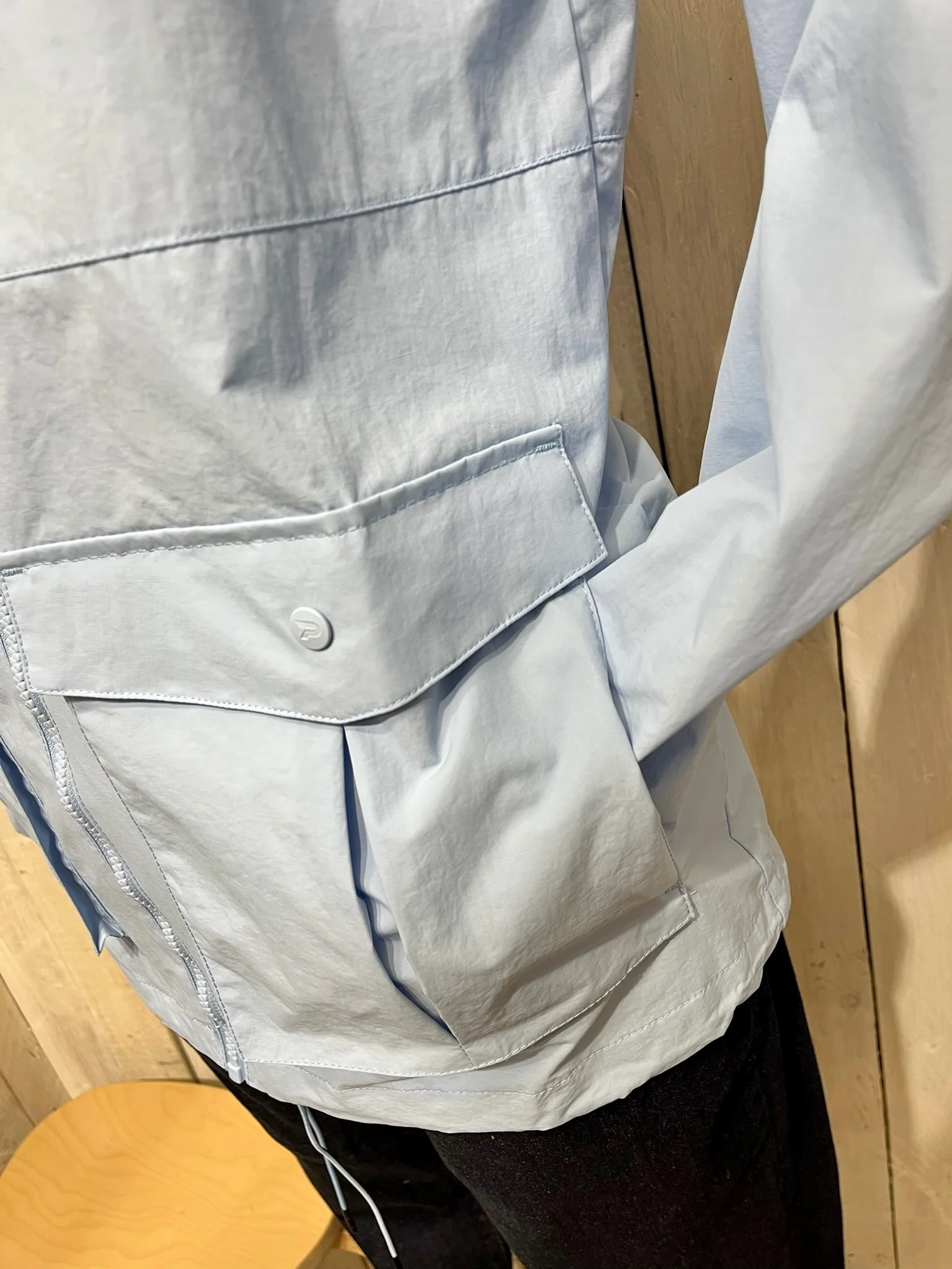 Patrick Gold Chapman Track Terrace Jacket - Sky Blue - Image 3