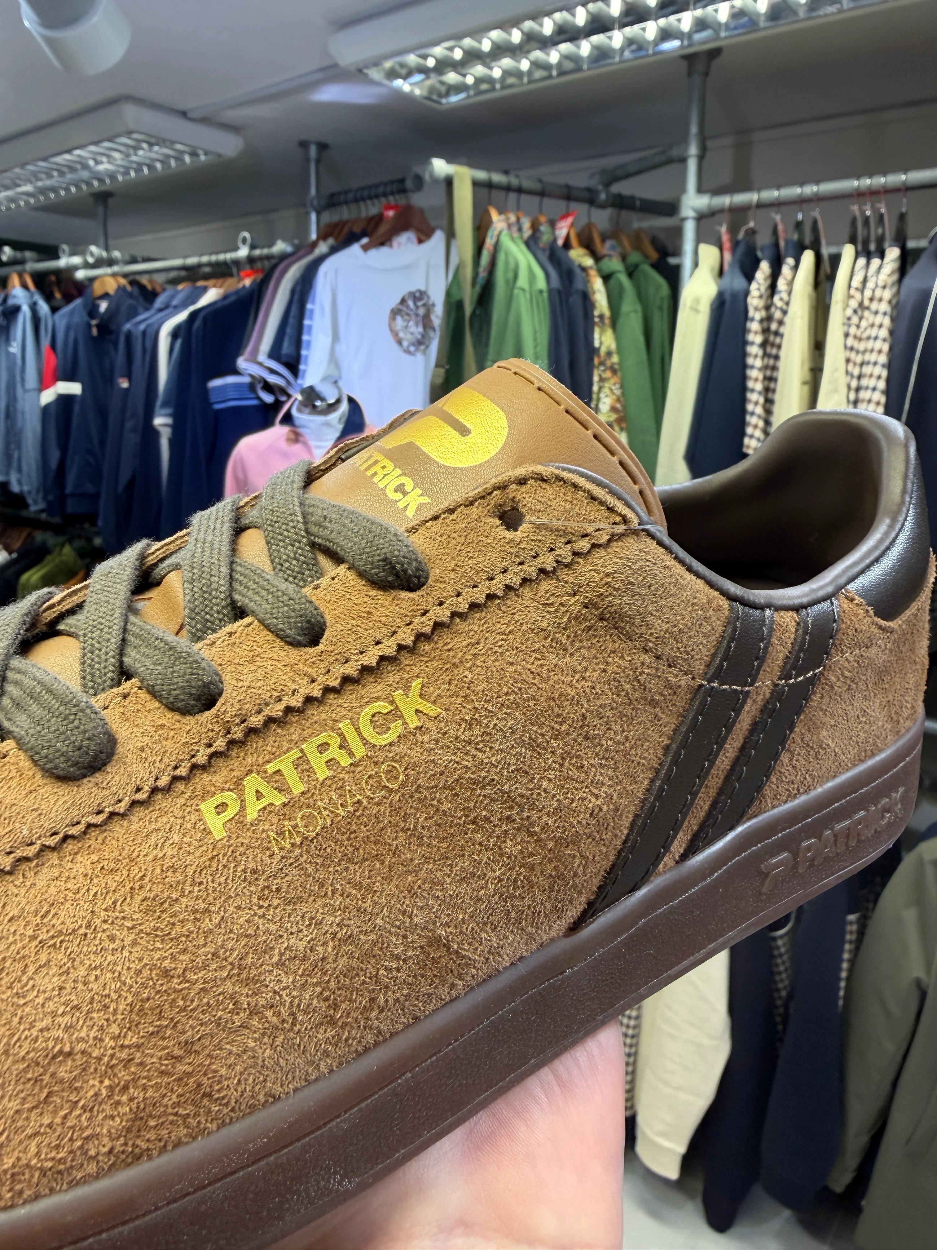 Patrick Monaco Suede Trainers - Brown - Image 4