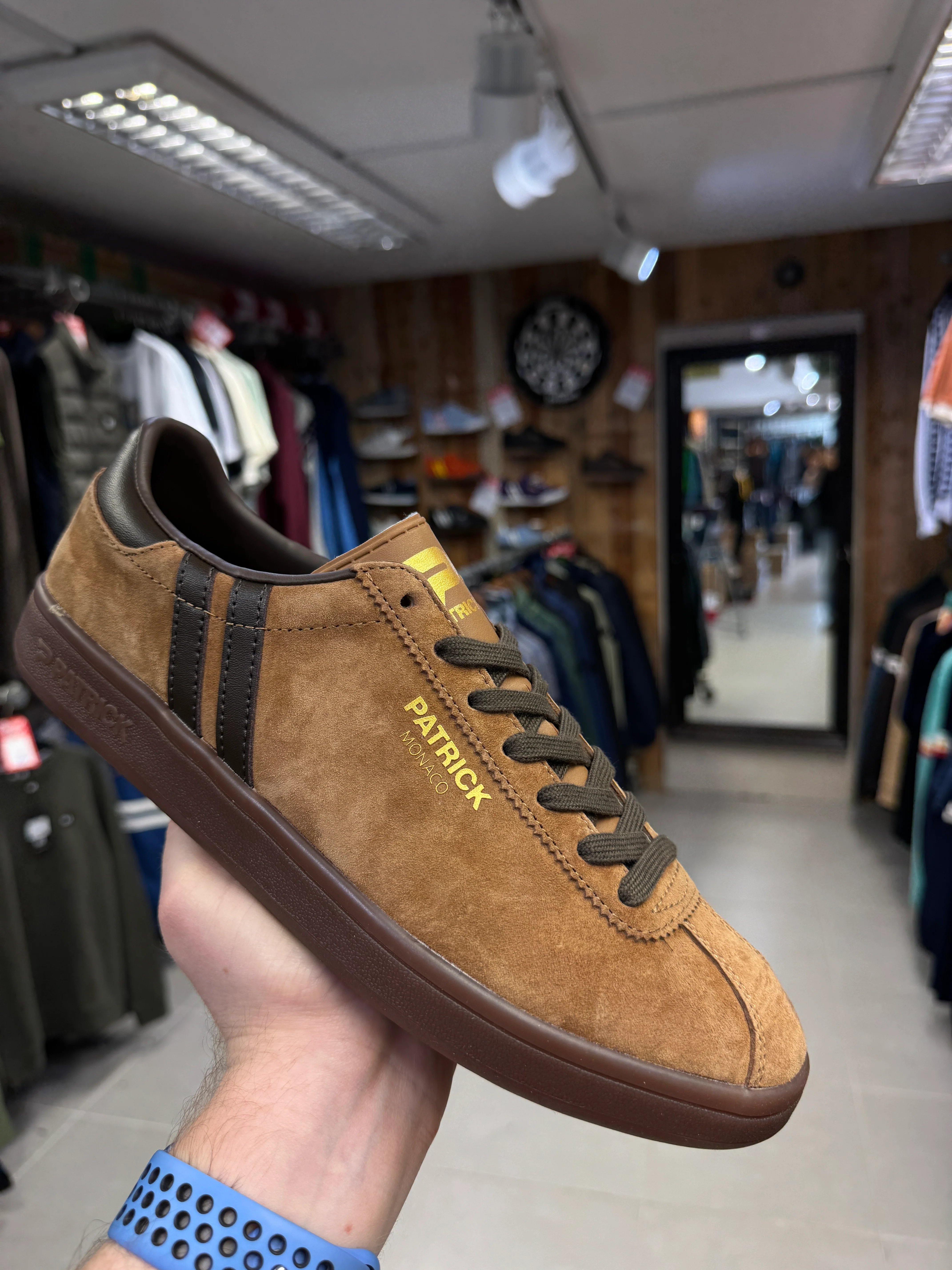Patrick Monaco Suede Trainers - Brown - Image 6