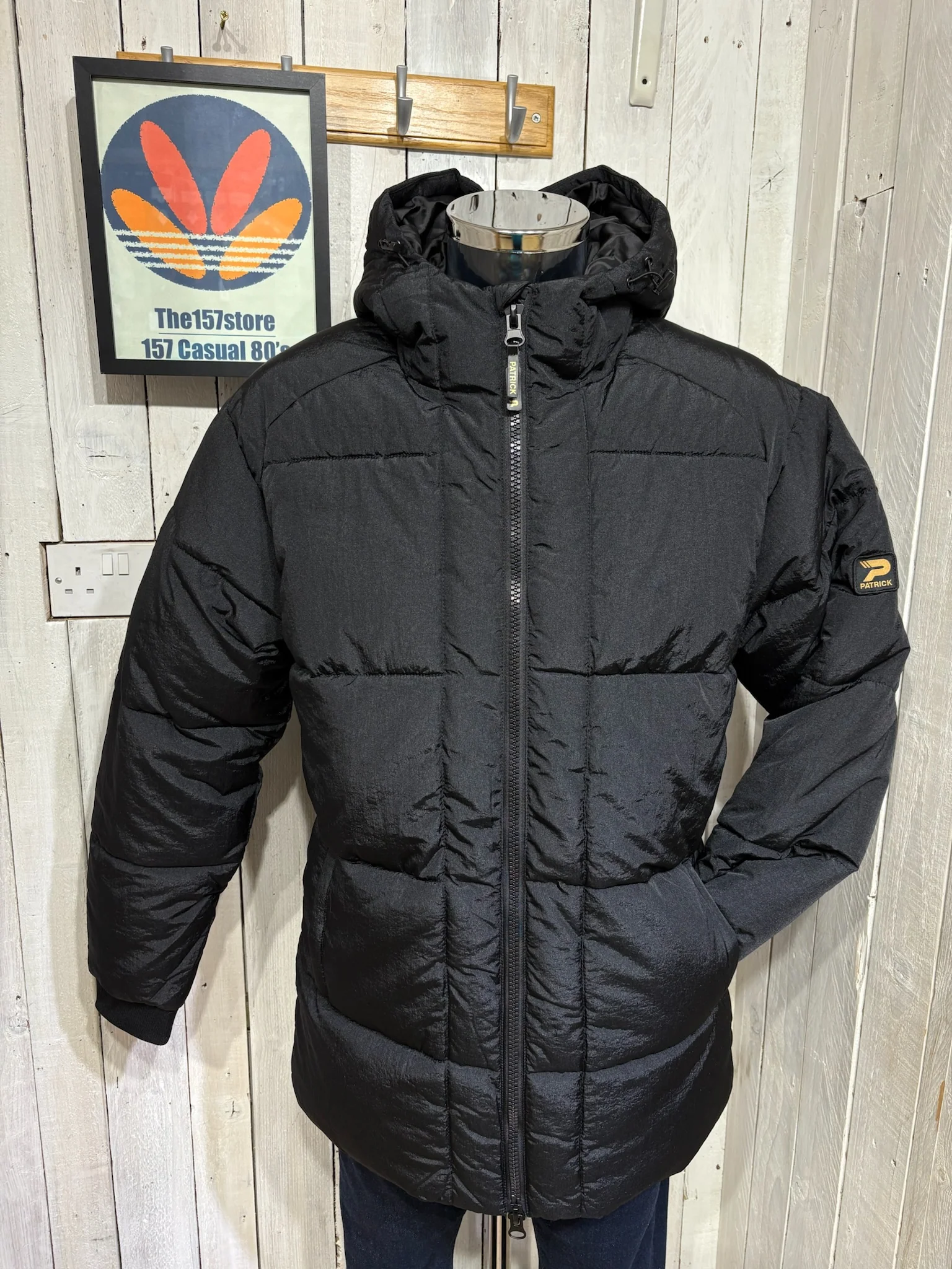 Patrick Noah Track Padded Jacket - Black