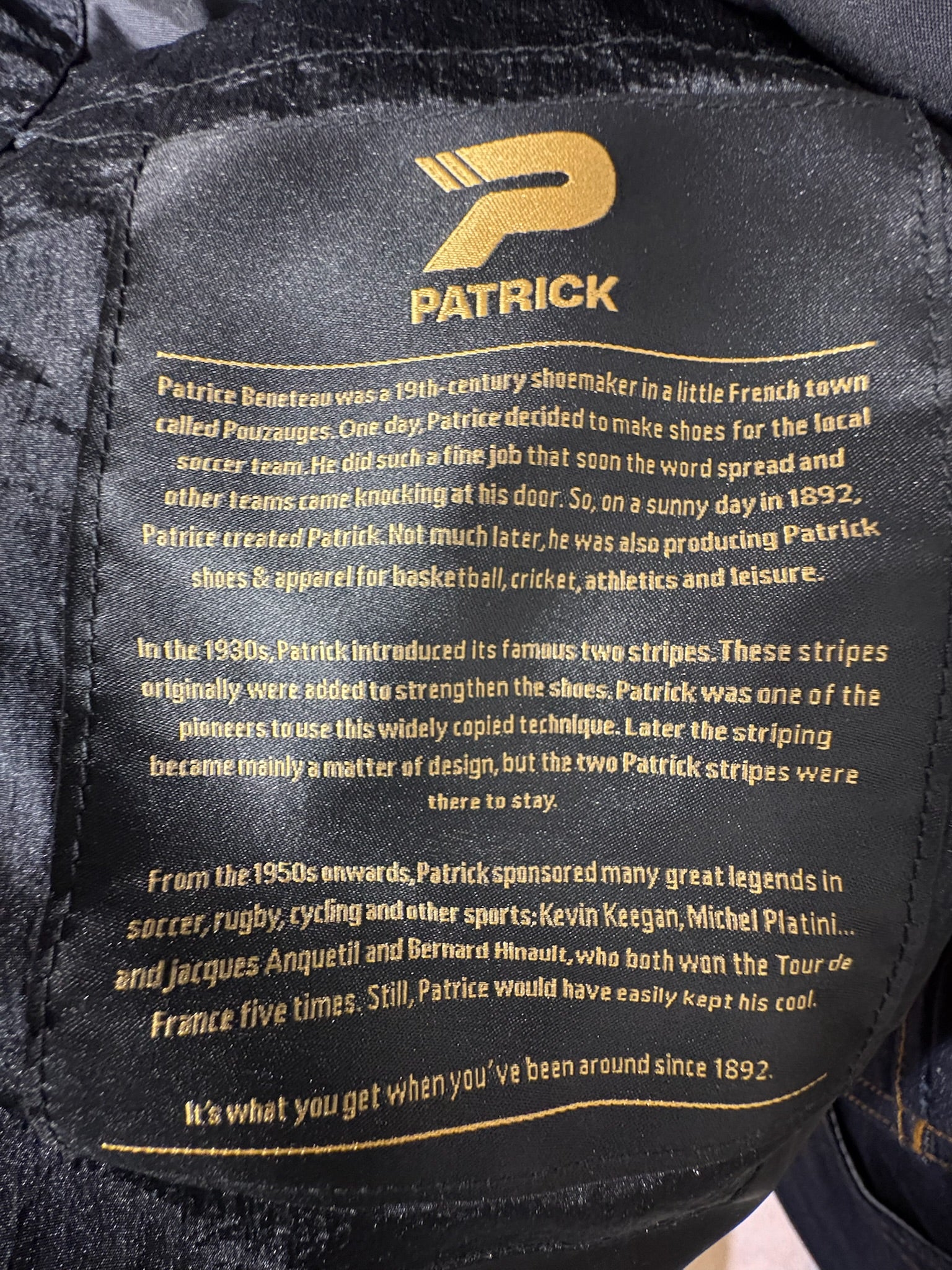 Patrick Noah Track Padded Jacket - Black - Image 6