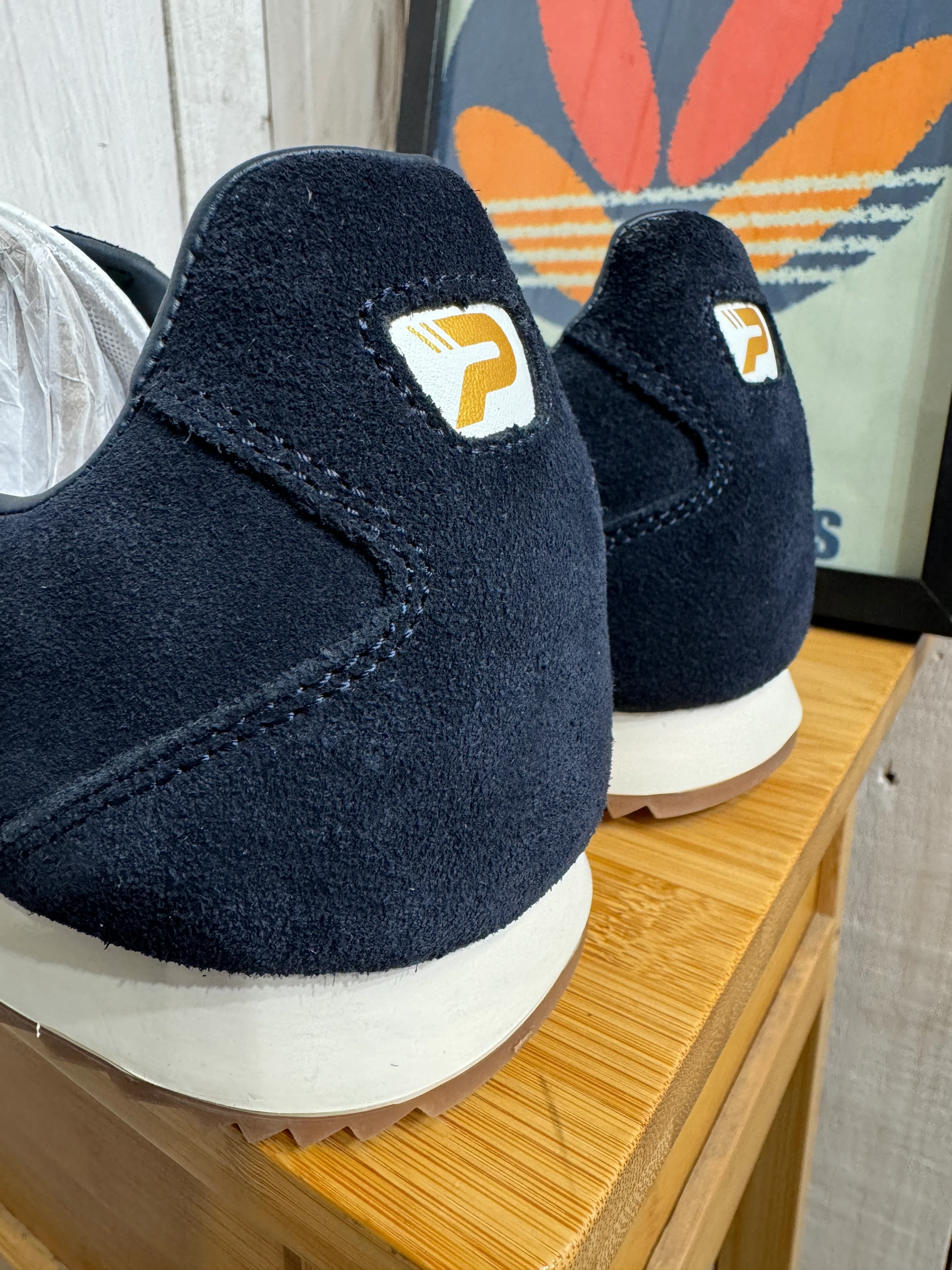 Patrick Rio Suede Trainers - Navy White (429) - Image 6