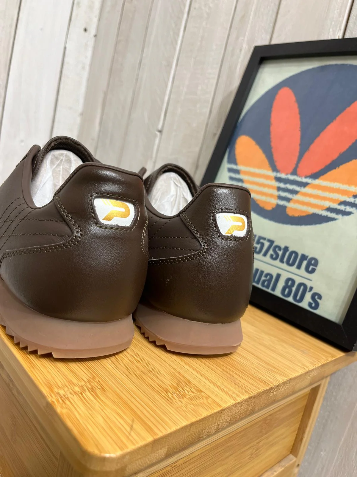 Patrick Villan Leather Trainers - Brown (Limited Edition) - Image 2