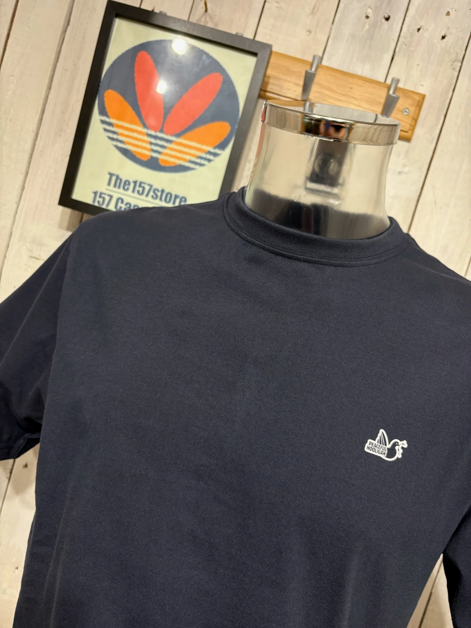 Peaceful Hooligan Business Tee - Navy - Image 3
