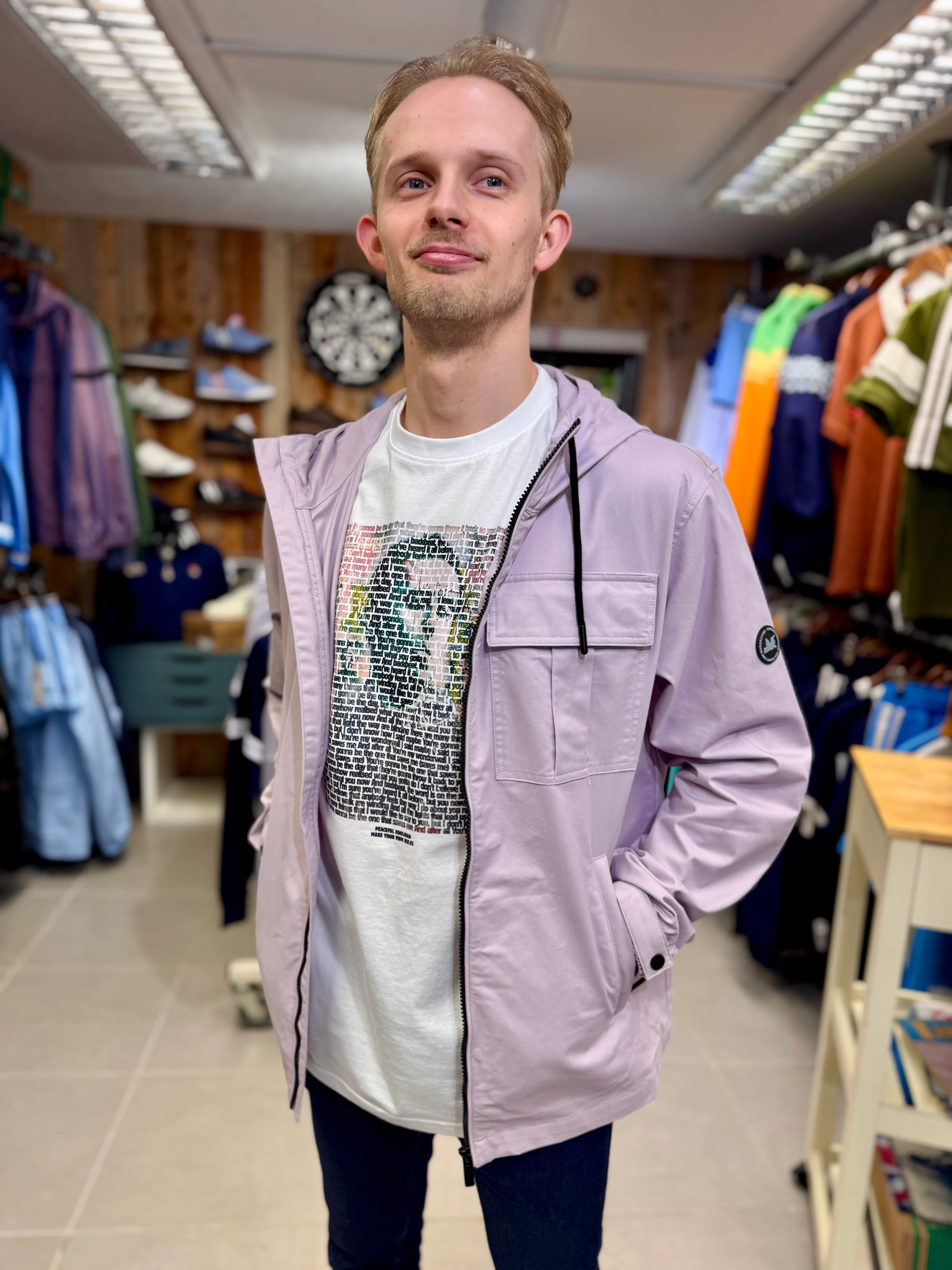 Peaceful Hooligan Coxon Terrace Jacket - Lavendula - Image 7