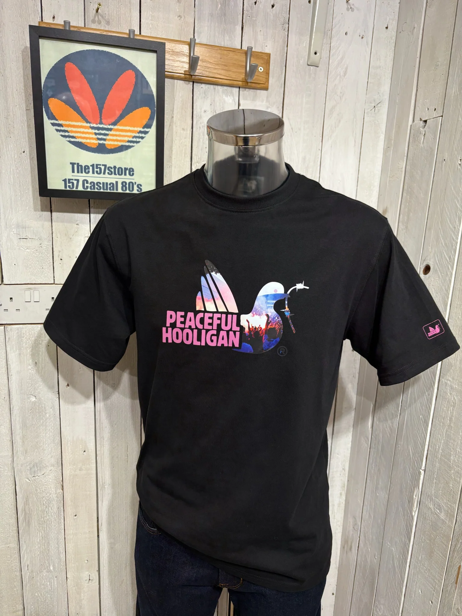 Peaceful Hooligan Flare Tee - Black - Image 2