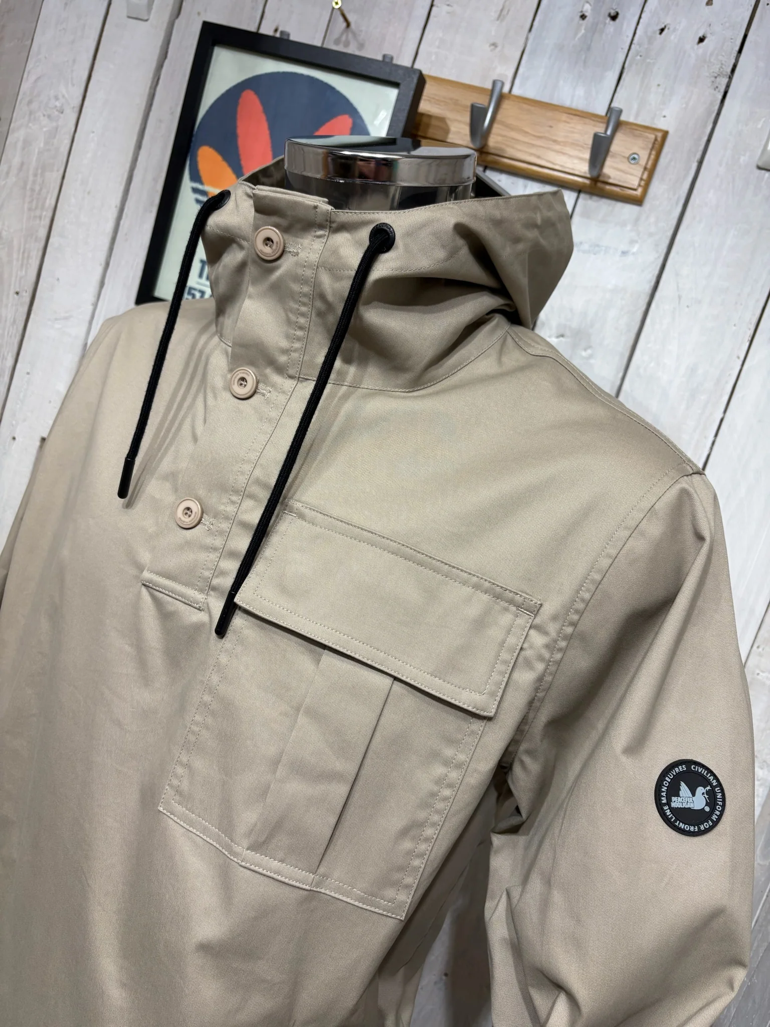 Peaceful Hooligan Lennon Smock - Light Taupe - Image 2