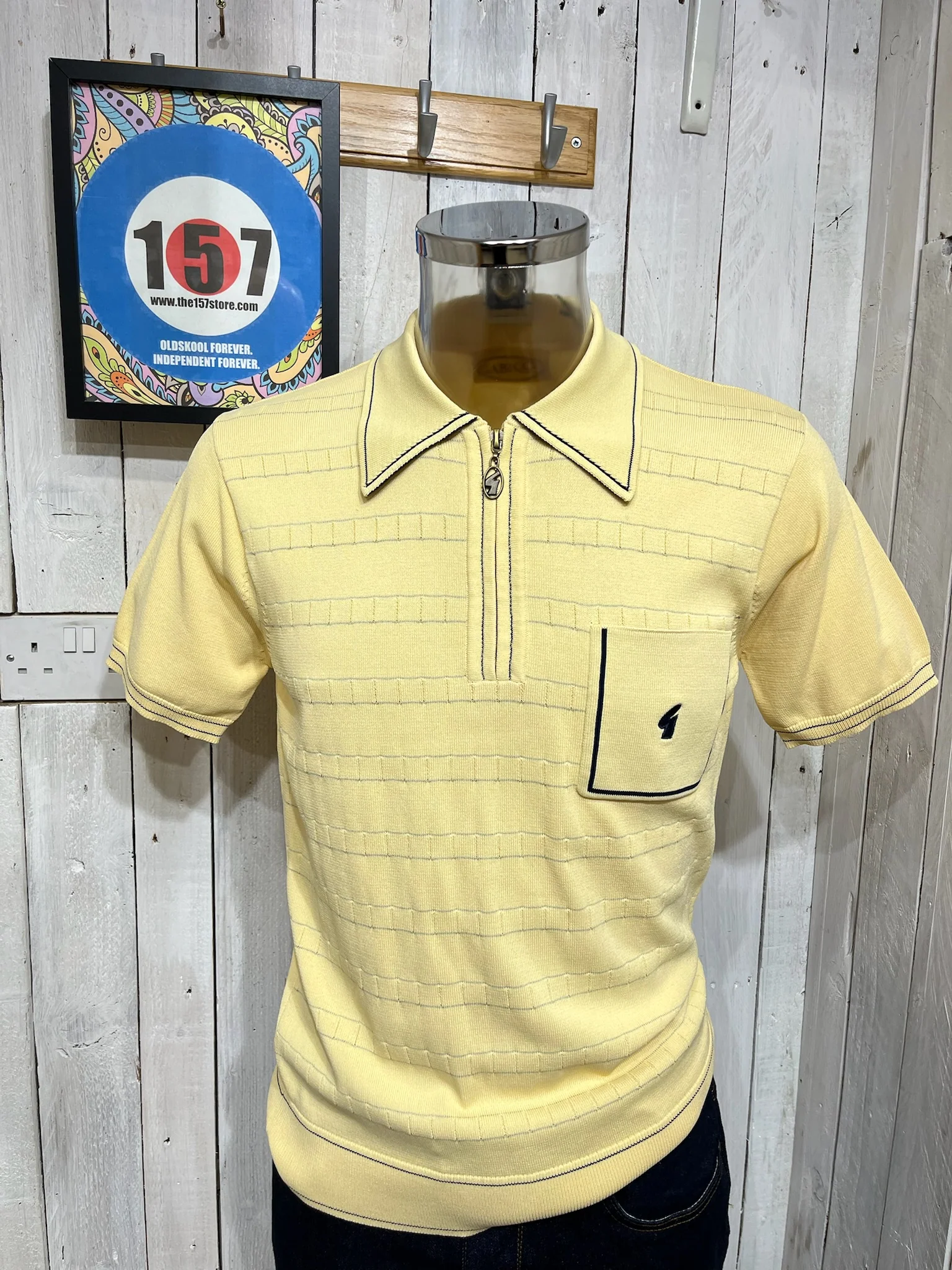 Gabicci Archive Re-Issue Chris Knit - Pineapple - IN STOCK NOW