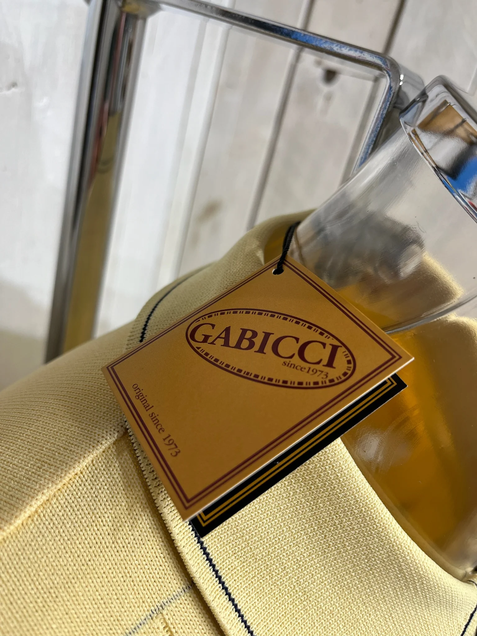 Gabicci Archive Re-Issue Chris Knit - Pineapple - IN STOCK NOW - Image 4