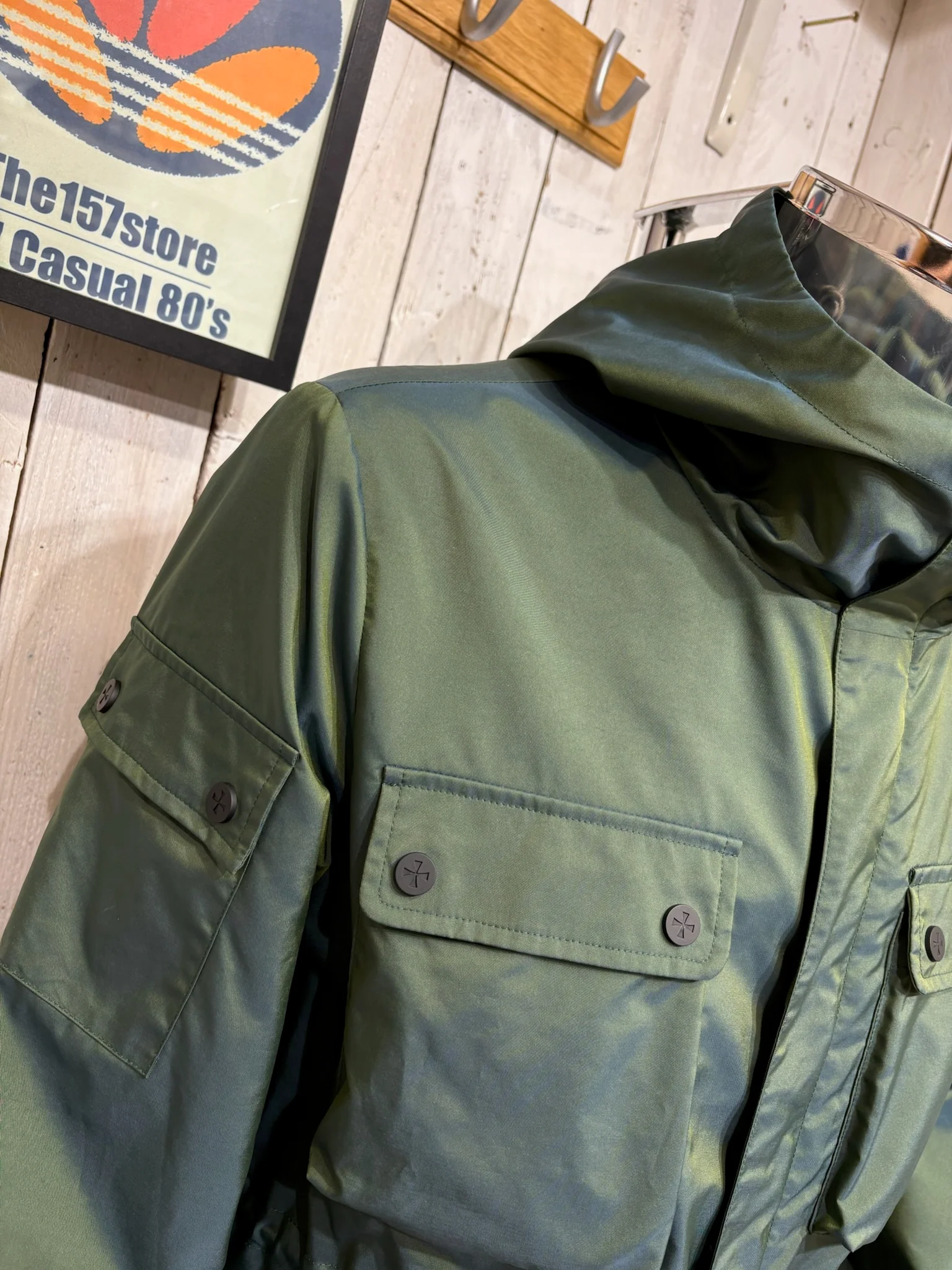 Terrace Cult Luciano Tonic Field Jacket - Green - Image 4
