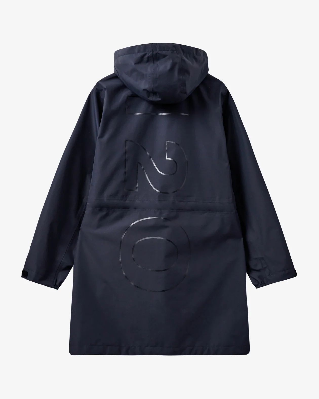 The Long Rømø Rain Parka by H2O Denmark - Navy - Image 6