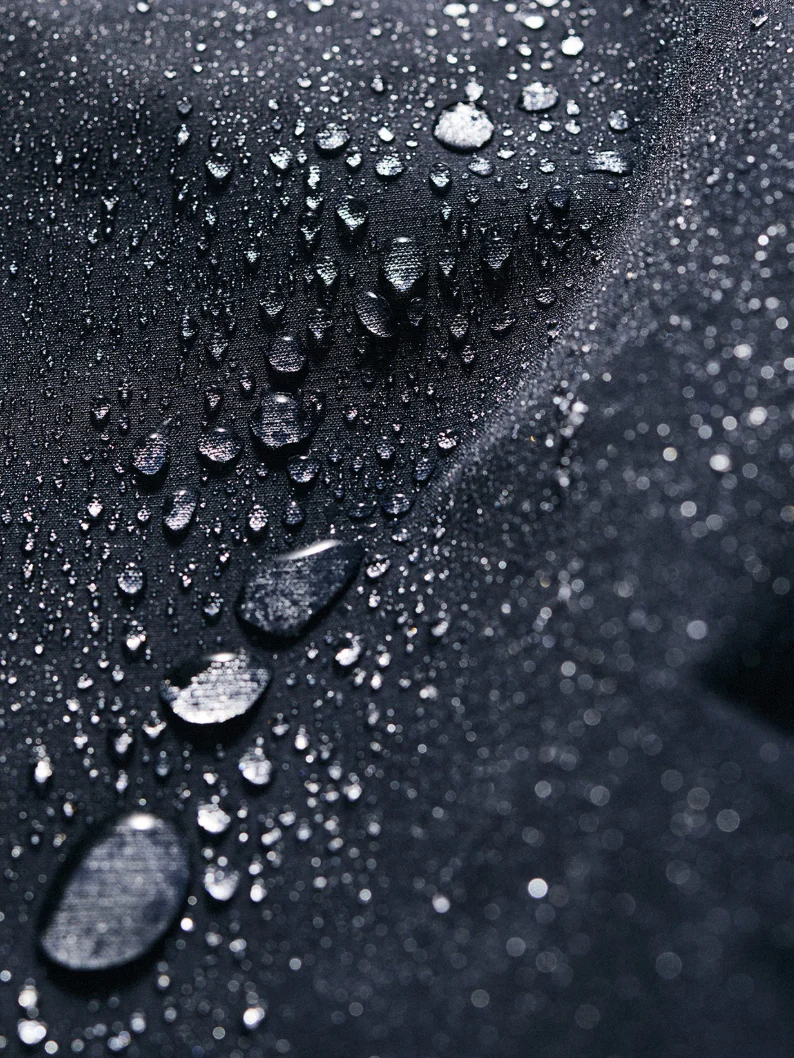 The Long Rømø Rain Parka by H2O Denmark - Navy - Image 7