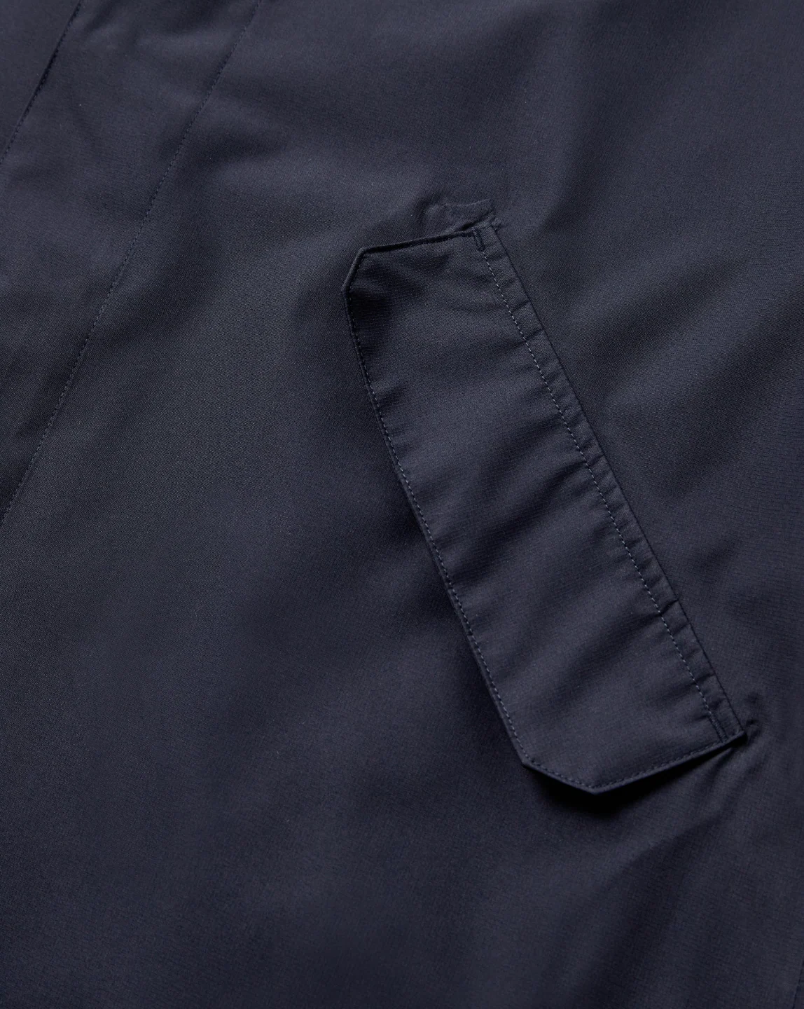 The Long Rømø Rain Parka by H2O Denmark - Navy - Image 8