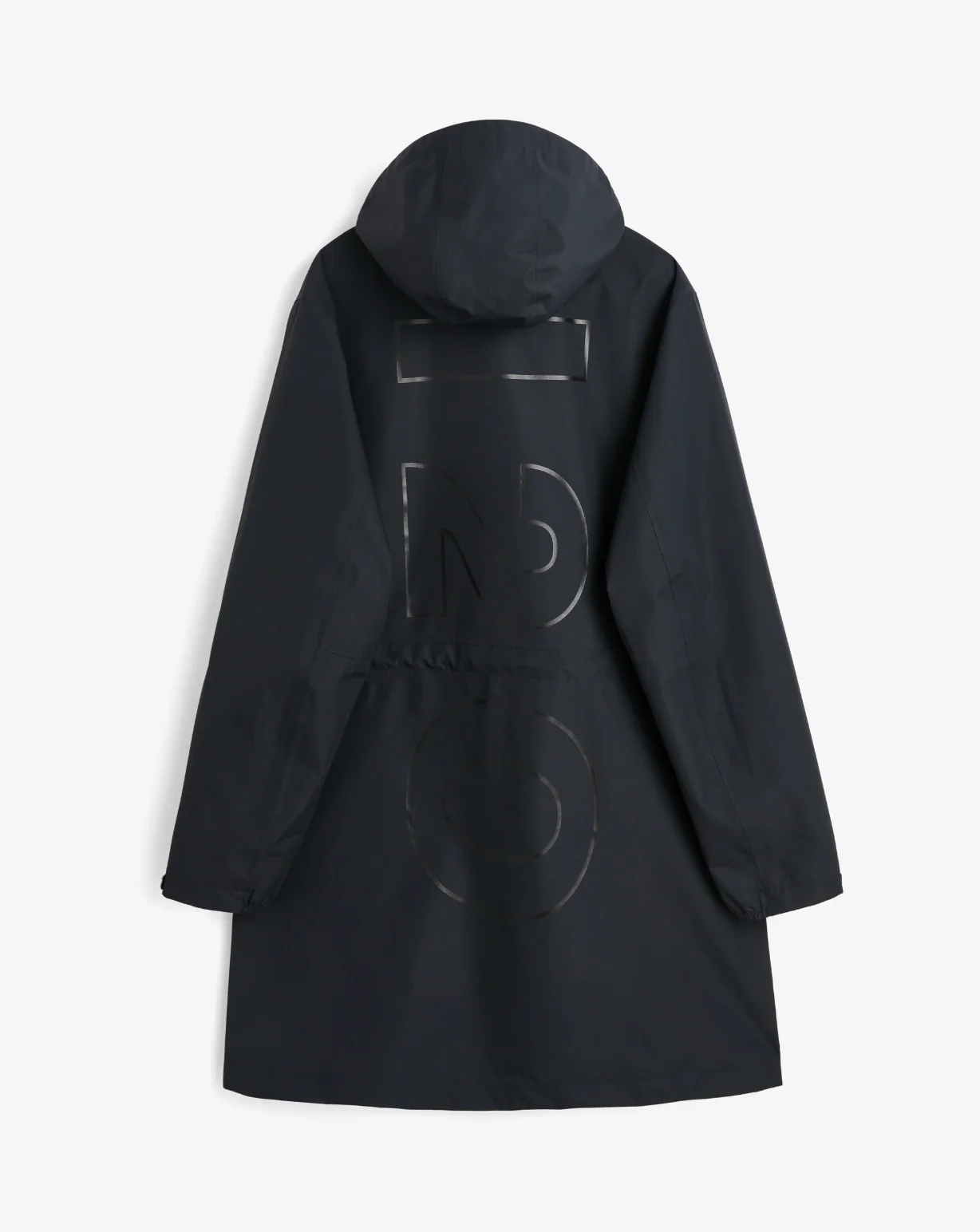 The Long Rømø Rain Parka by H2O Denmark - Navy - Image 9