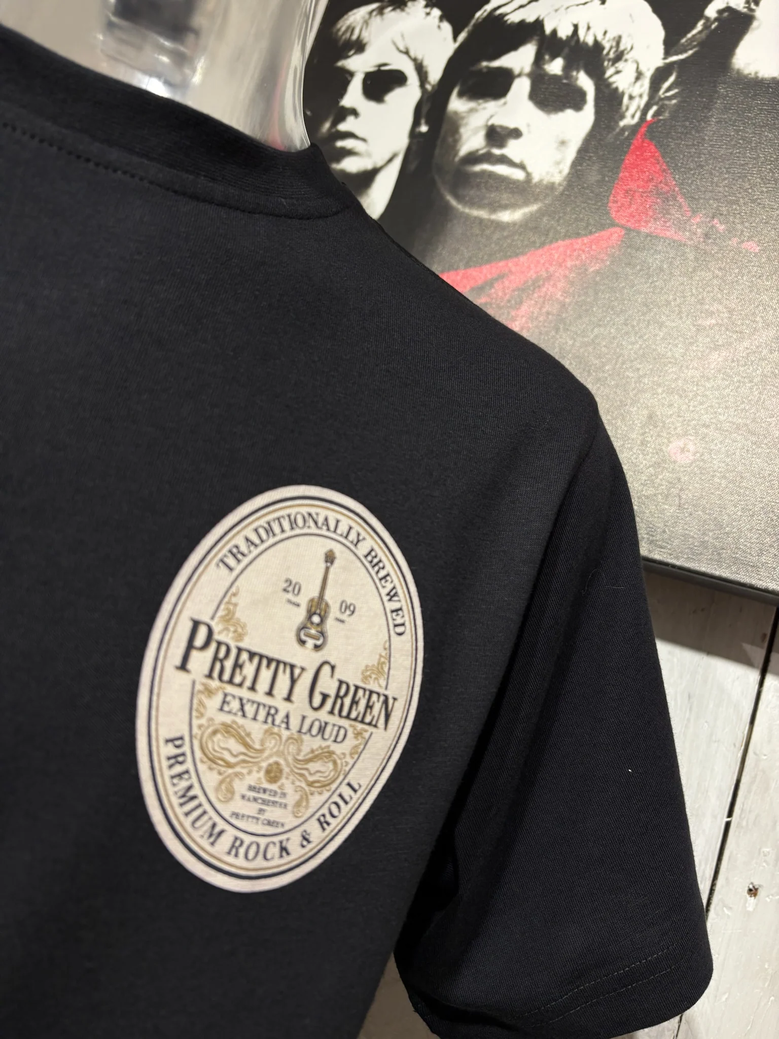 Pretty Green Black Stuff Back Print Tee - Black - Image 3