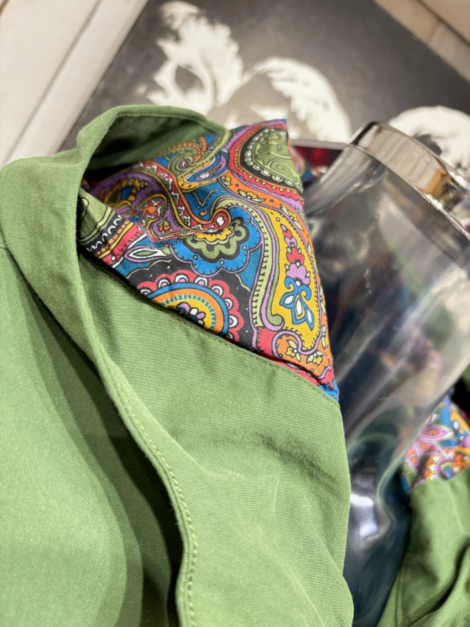 Pretty Green Feltham Jacket - NEW 2026 - Khaki (Paisley Lined) - Image 5