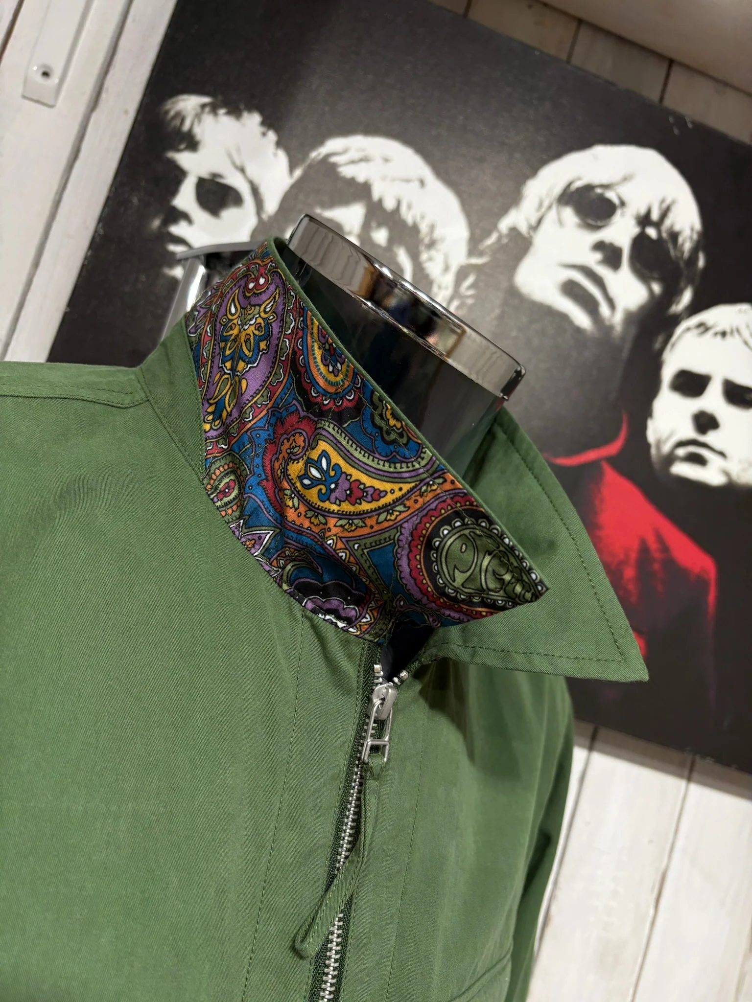 Pretty Green Feltham Overshirt / Jacket - NEW 2026 - Khaki - Image 3
