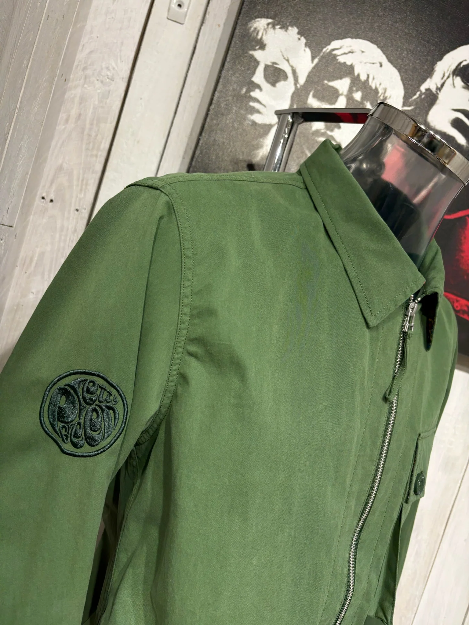 Pretty Green Feltham Overshirt / Jacket - NEW 2026 - Khaki - Image 4