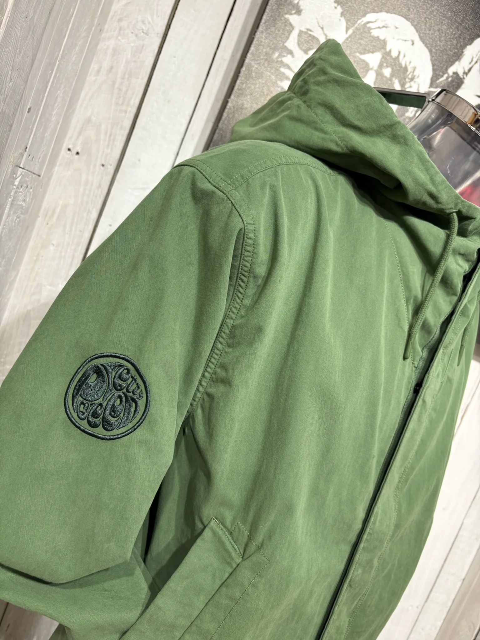 Pretty Green Feltham Parka - NEW 2026 - Khaki (Paisley Hood) - Image 2