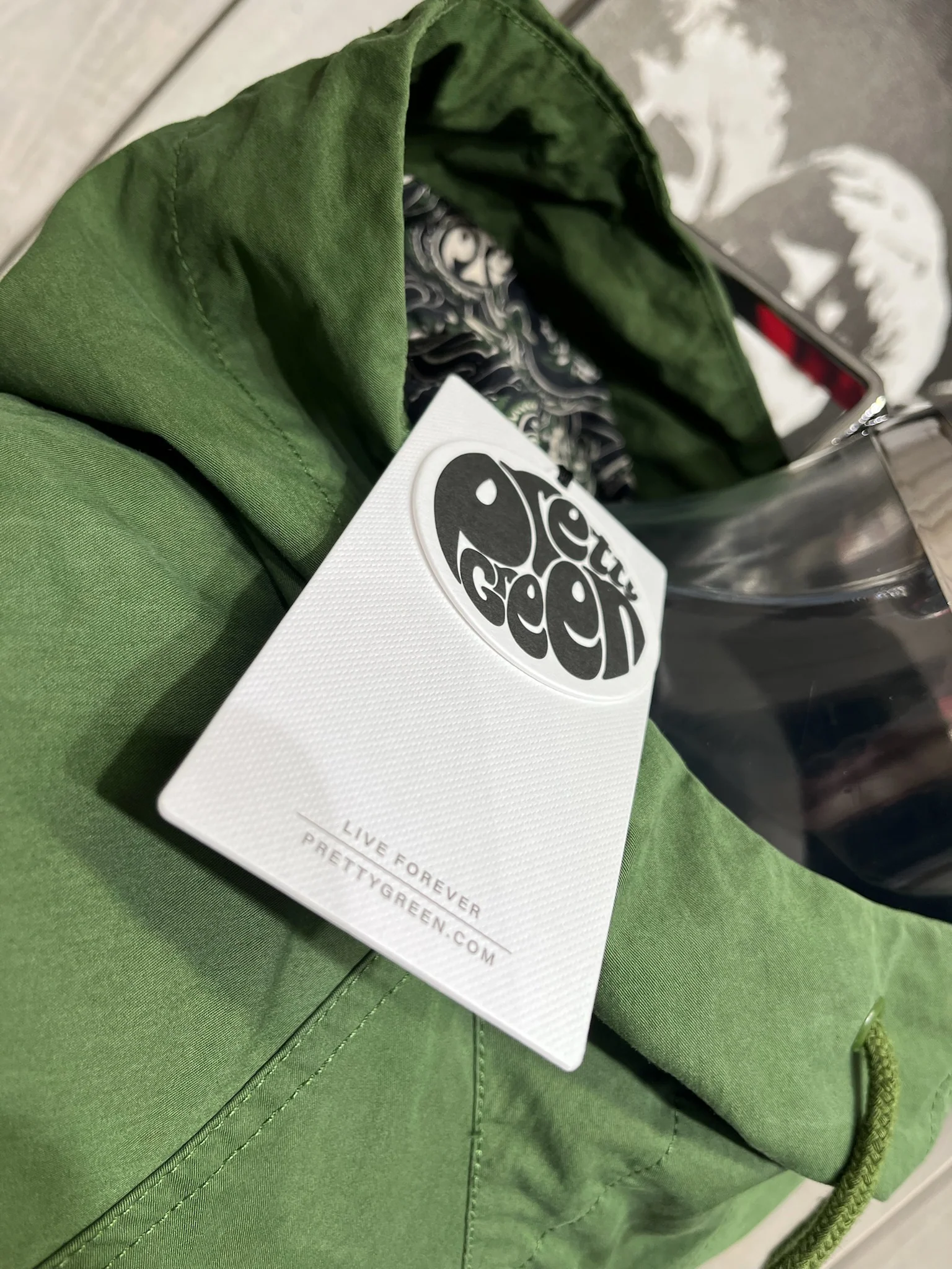 Pretty Green Feltham Smock - Khaki - Image 3