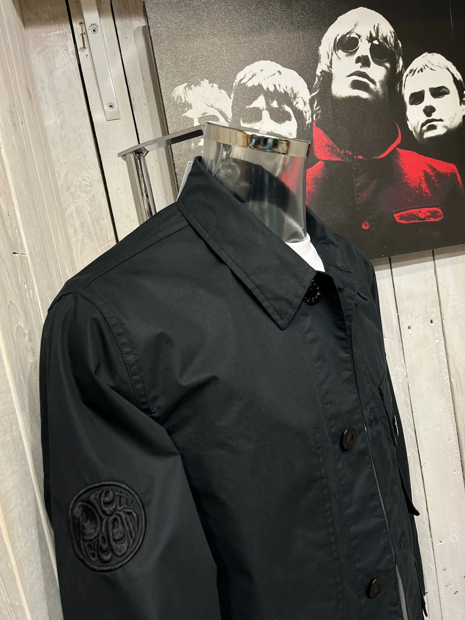 Pretty Green Heathen Overshirt - Black - Image 3