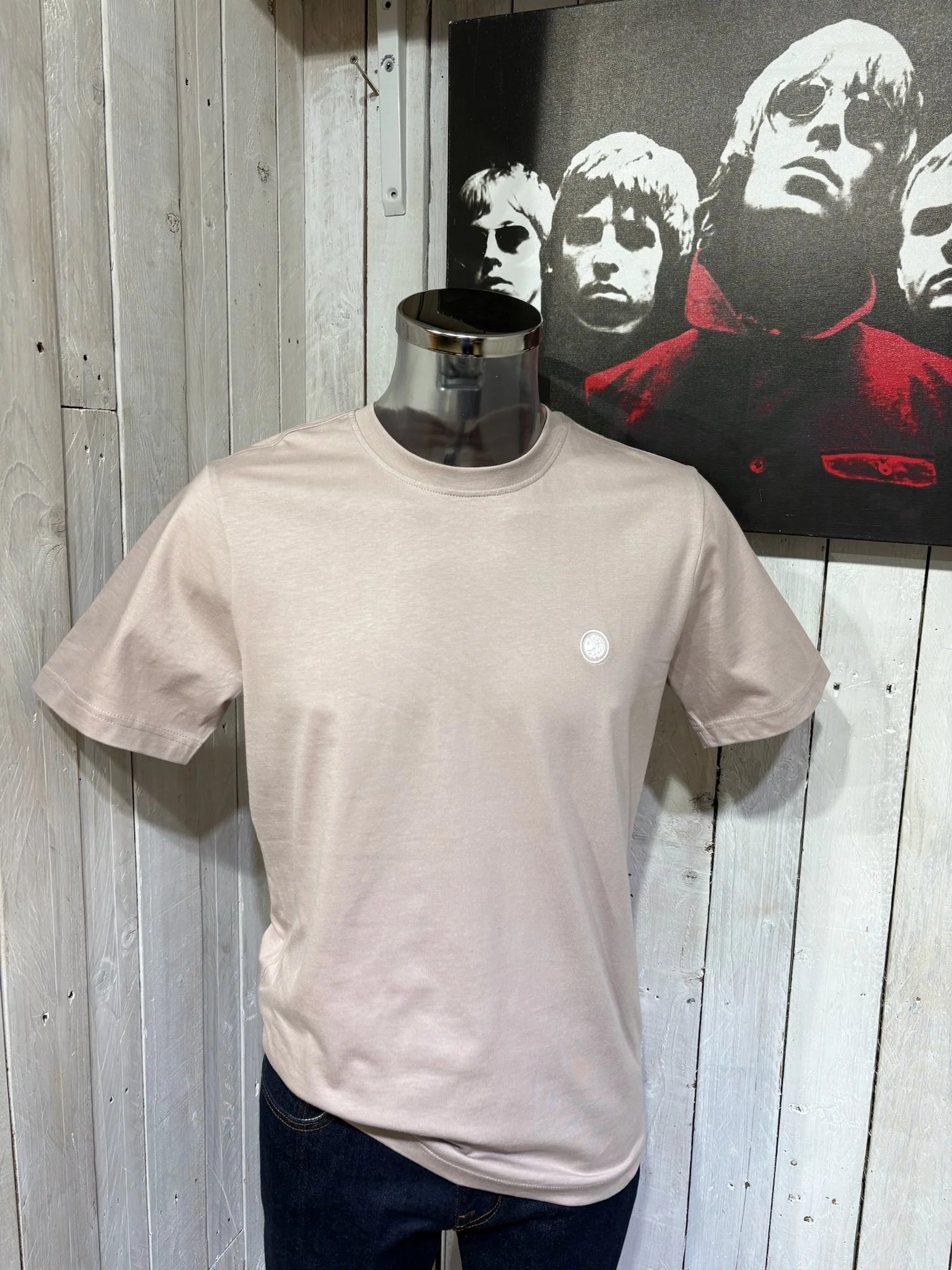 Pretty Green Mitchell Tee - NEW SUMMER 2026 - Dusky Pink