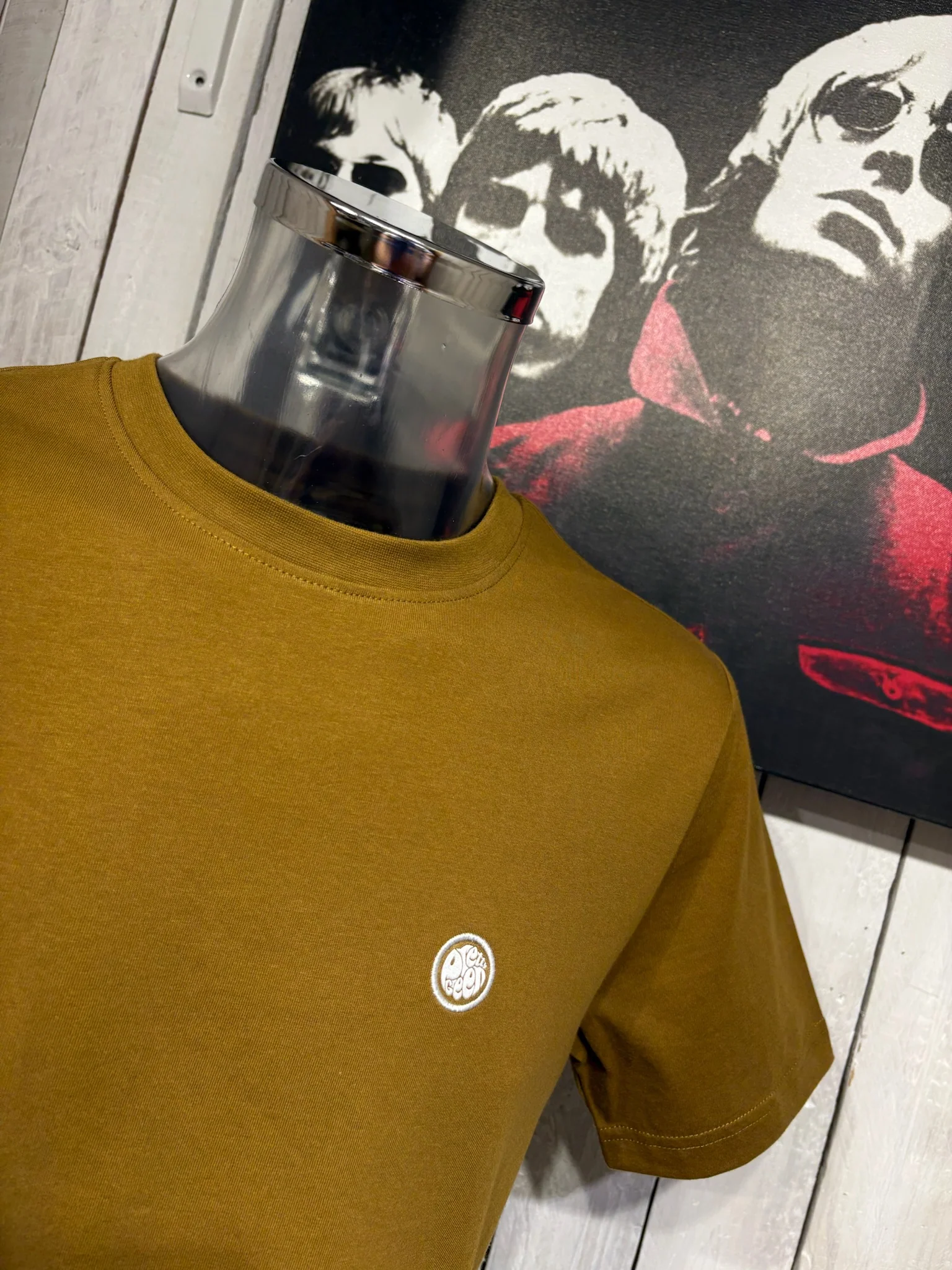 Pretty Green Mitchell Tee - NEW SUMMER 2026 - Khaki Green - Image 2