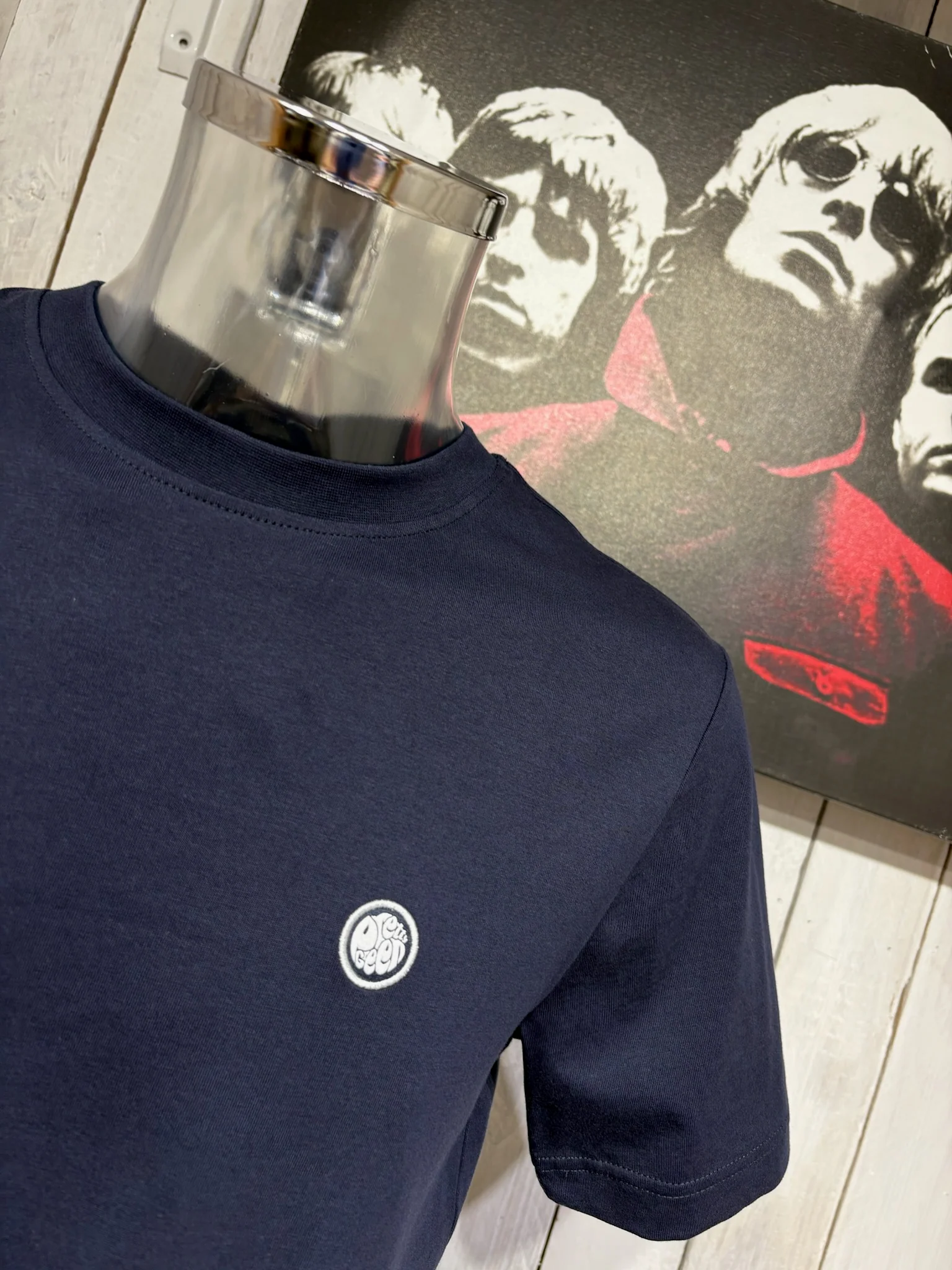 Pretty Green Mitchell Tee - Navy - Image 2