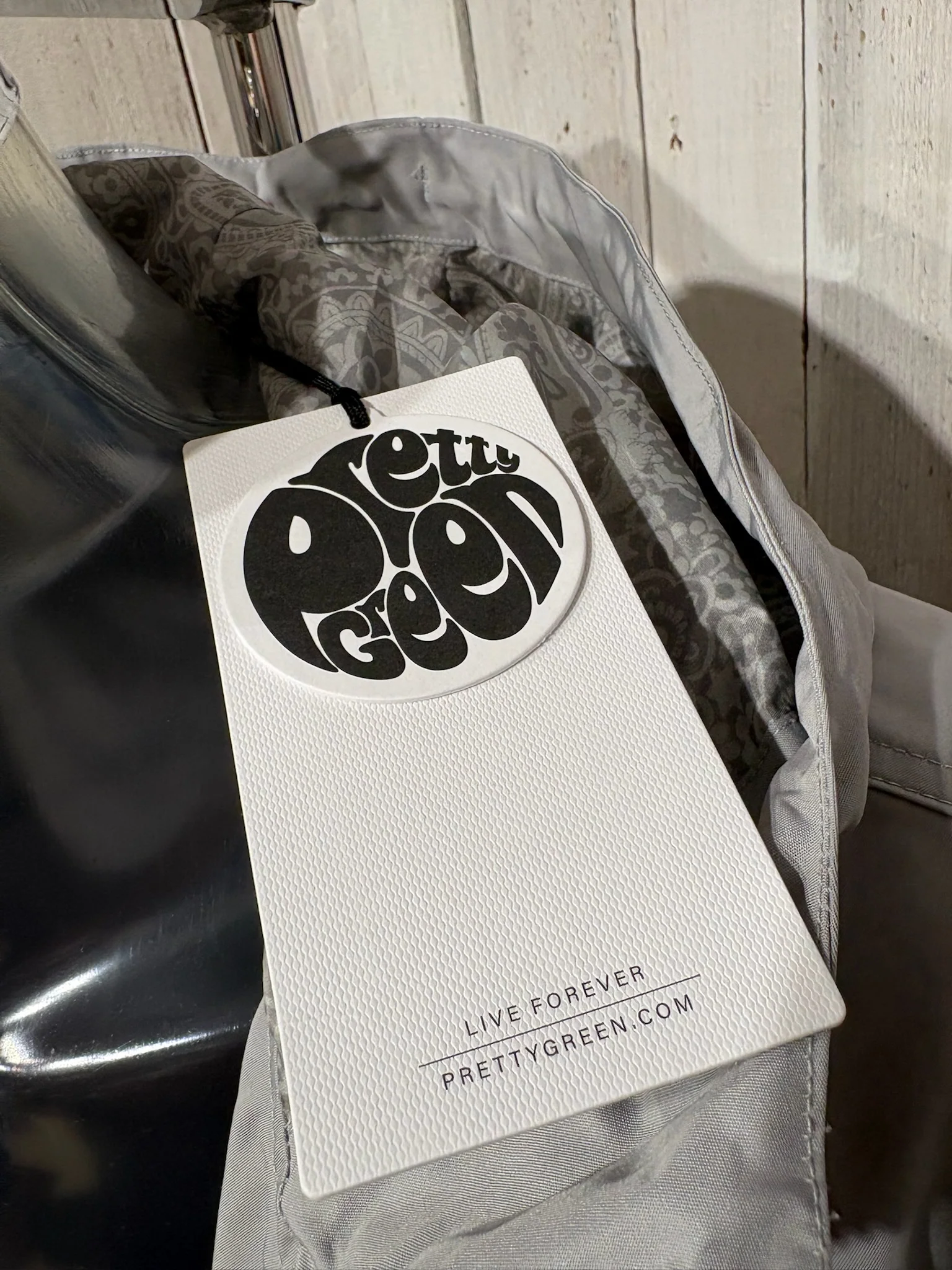 Pretty Green NEW Ridley Parka - Grey - Image 4