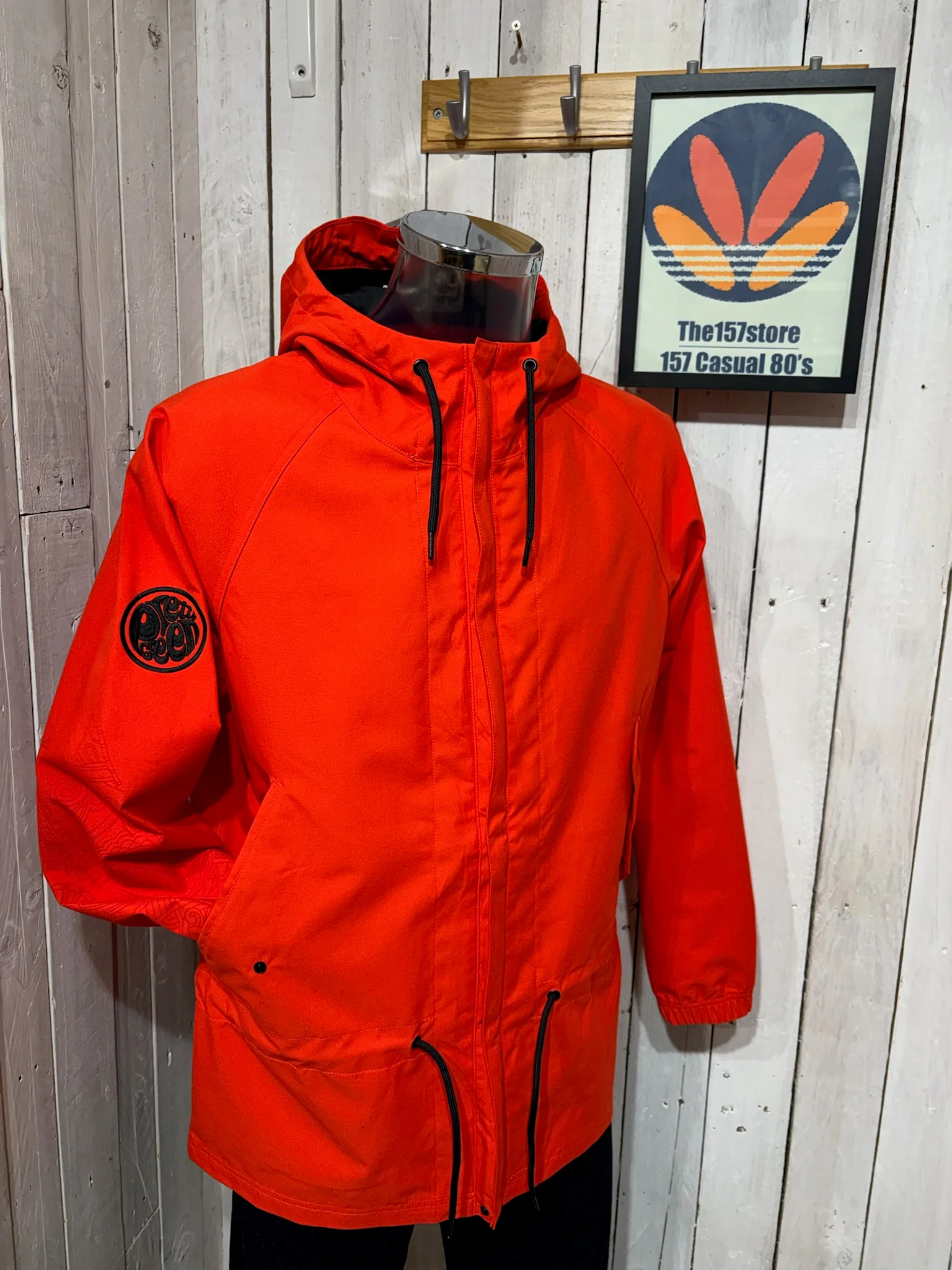 Pretty Green Resonance Jacket - Orange (Water Activated Paisley)