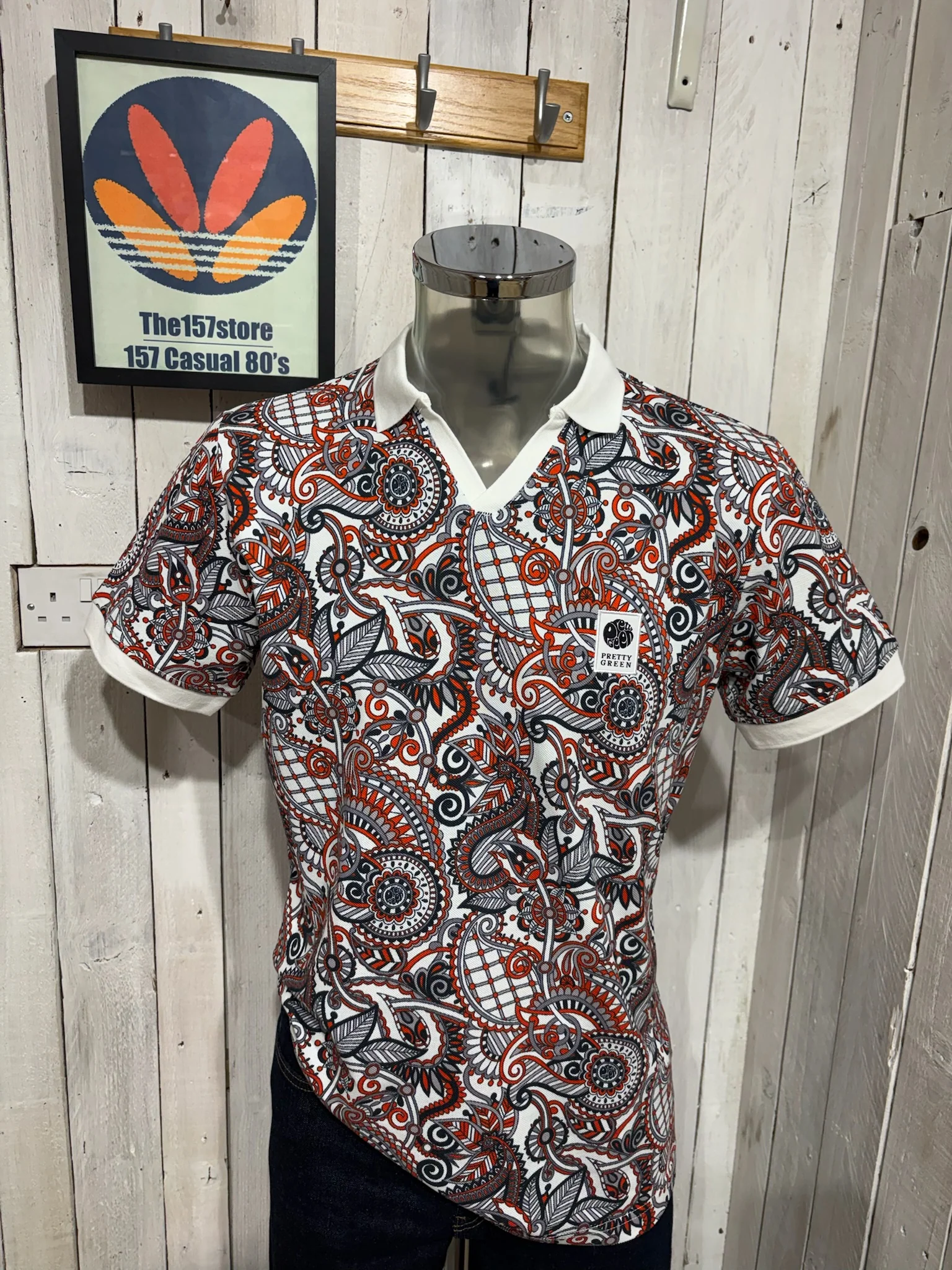 Pretty Green Resonance Paisley Polo - Multi